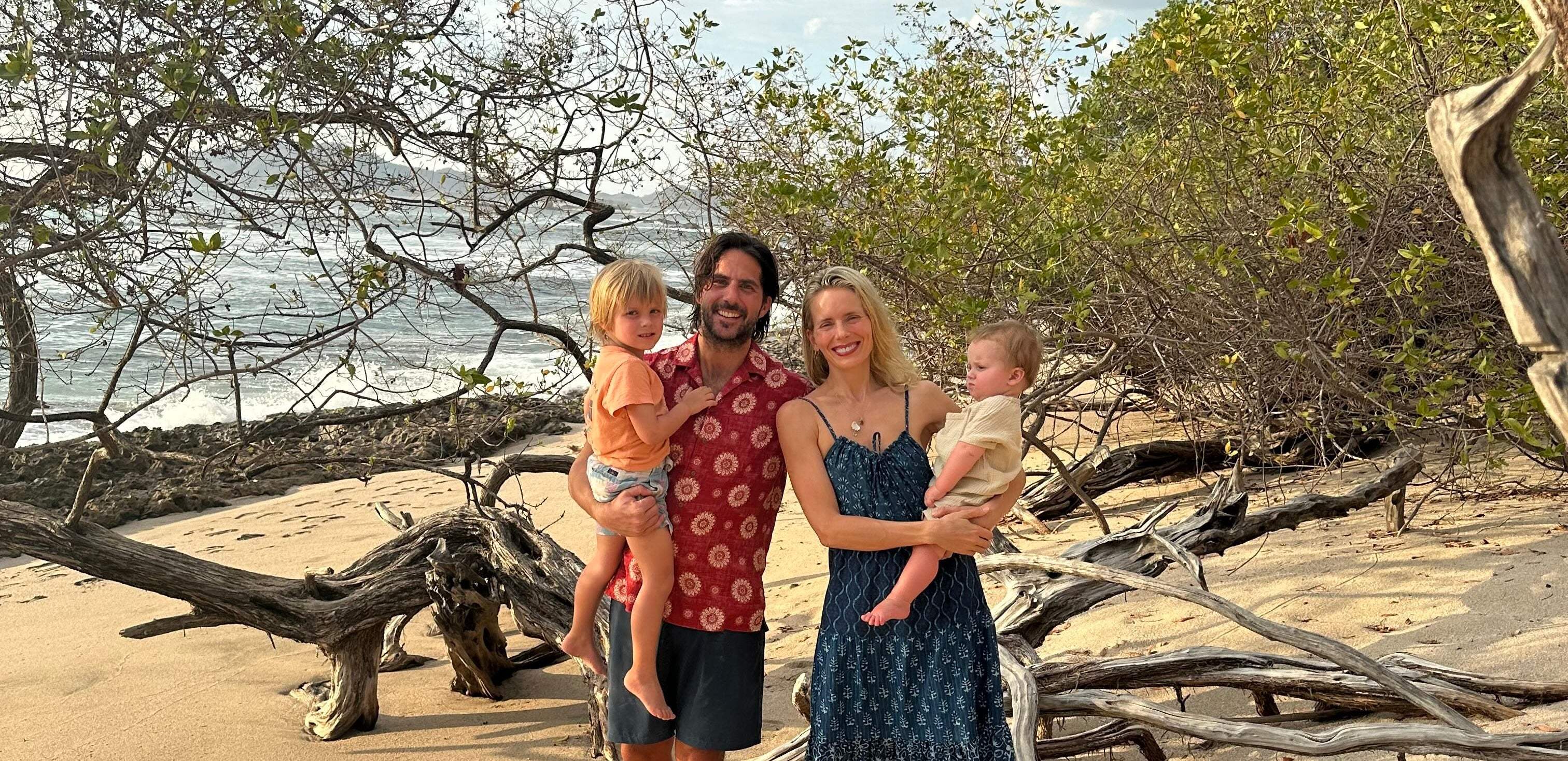 Mike Faherty and Family in Costa Rica