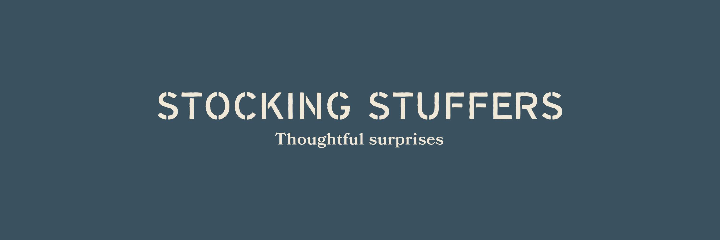 Holiday stocking stuffers