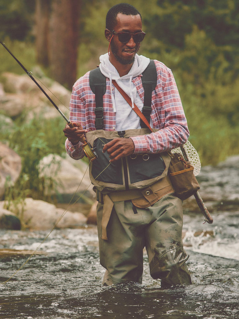 Coastline Knit Shirt in Royal Canyon Plaid main image 1