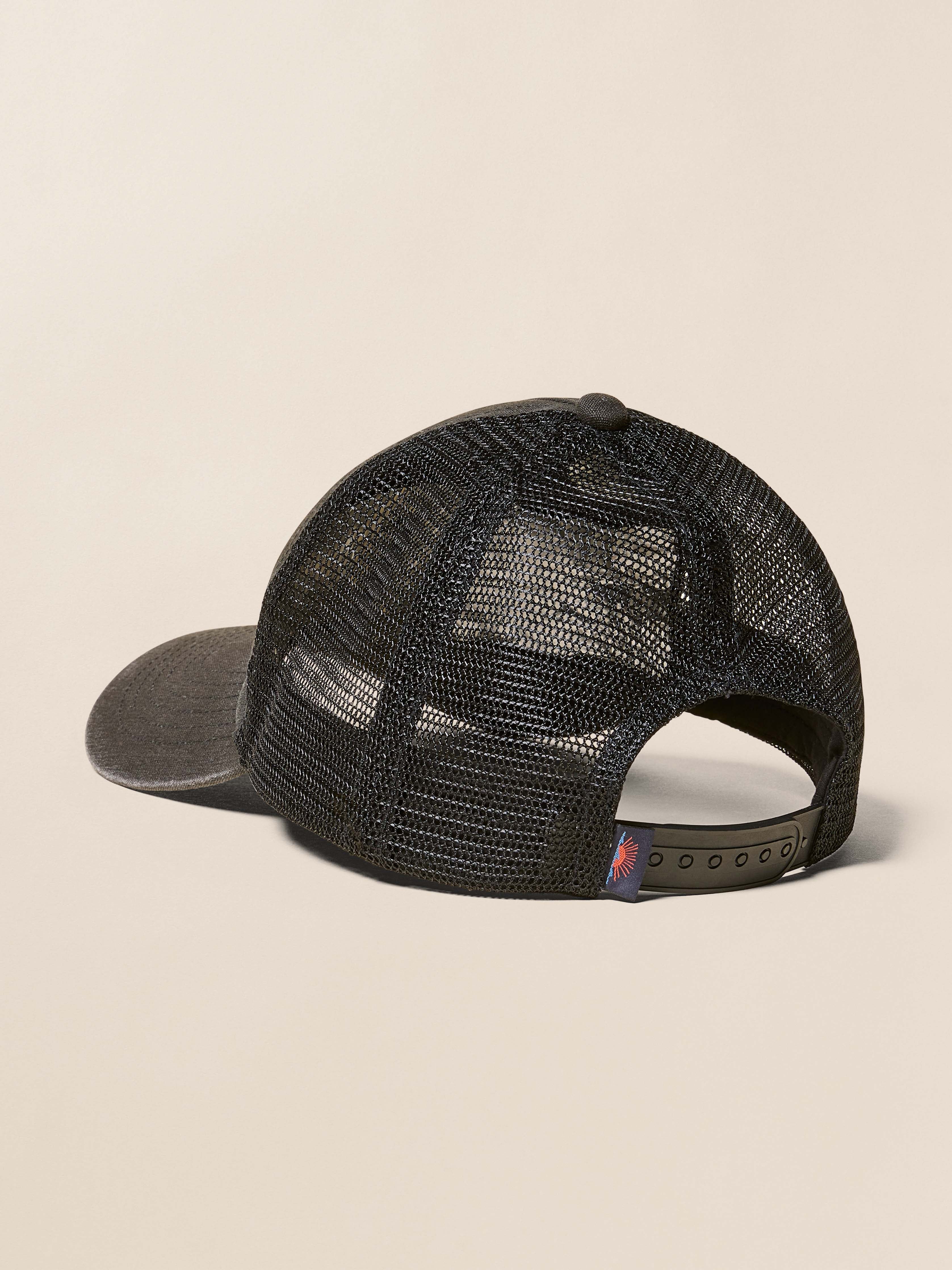 Surf Ghana Sankofa Trucker Hat - Mountain Black