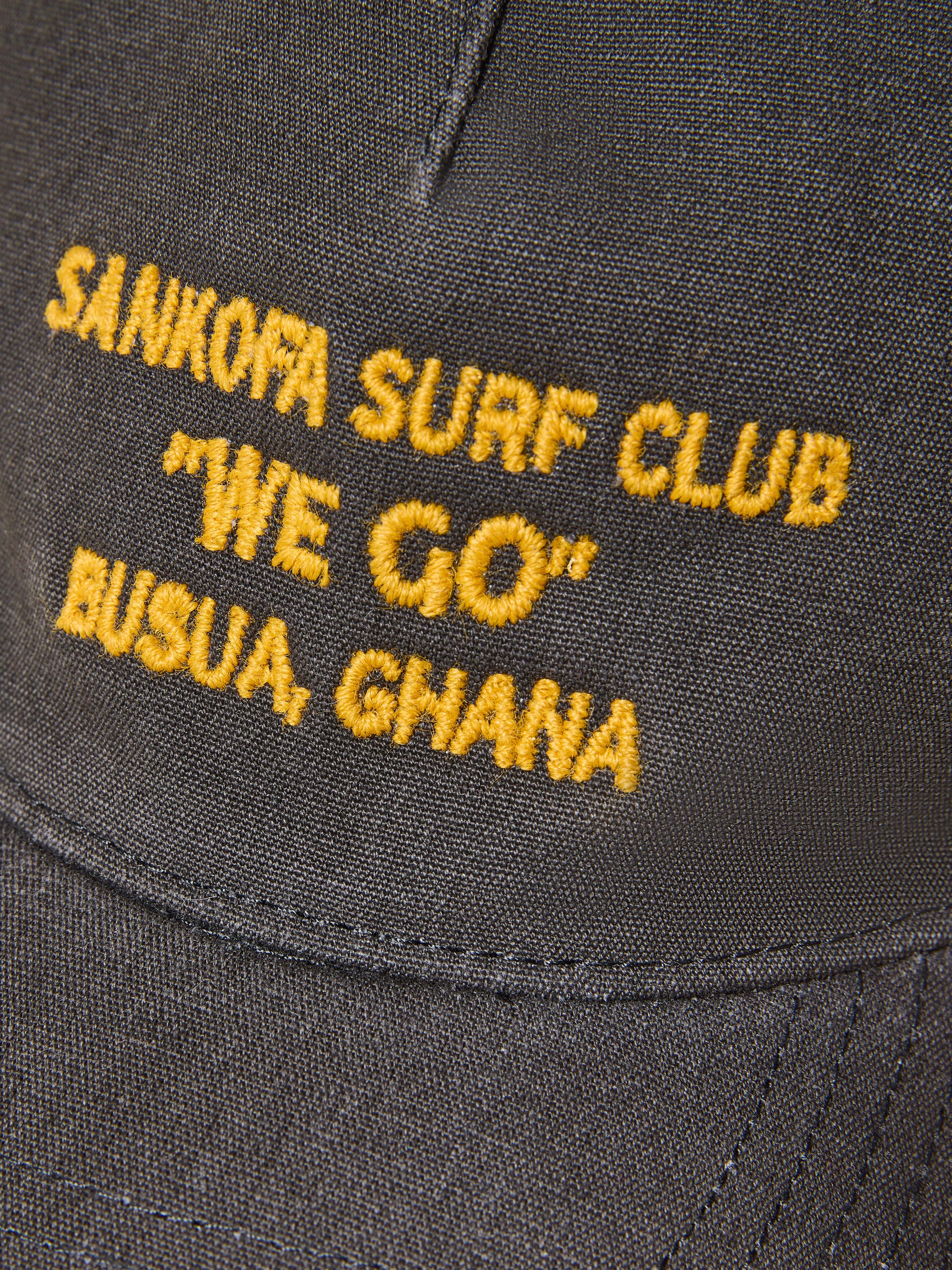 Surf Ghana Sankofa Trucker Hat - Mountain Black