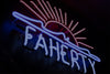 Faherty Logo Neon Sign