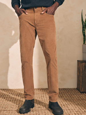 Stretch Corduroy 5-Pocket Pant (32" Inseam) - Raw Umber