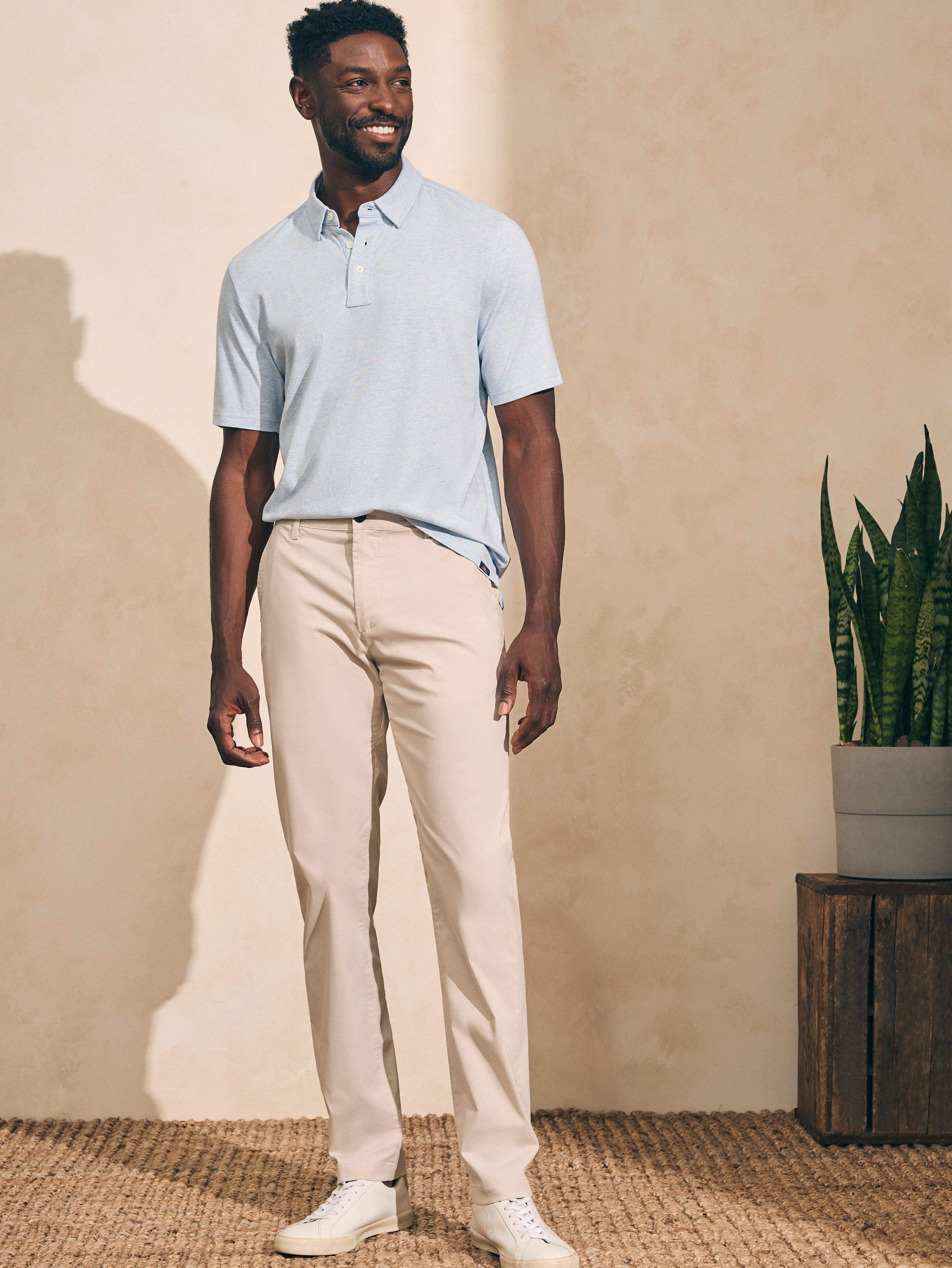 Movement™ Short-Sleeve Polo Shirt - Cardiff Blue Heather