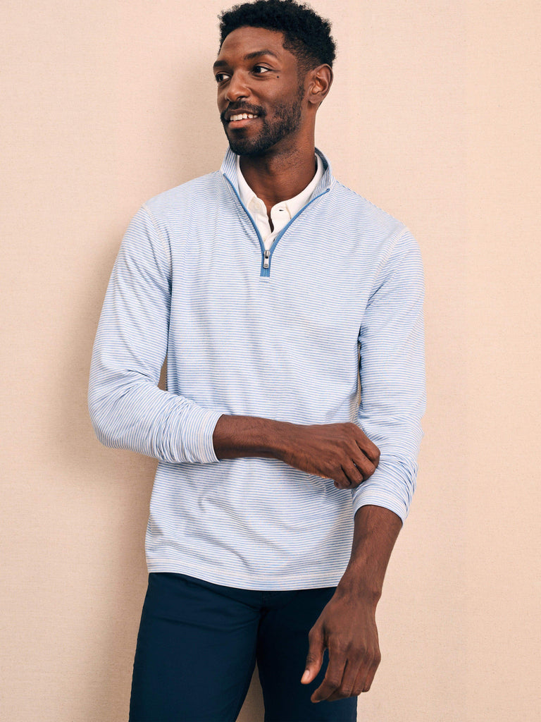 Movement™ Quarter Zip - Madaket Stripe | Faherty Brand