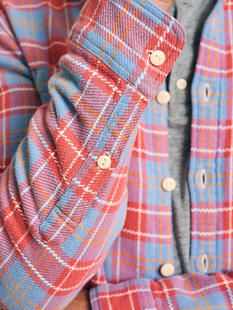 The Surf Flannel - Brick River Plaid