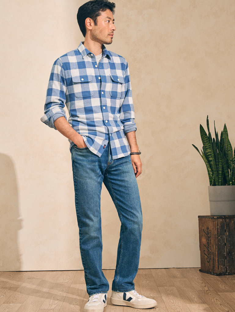 Legend™ Sweater Shirt - Sky Ridge Buffalo | Faherty Brand