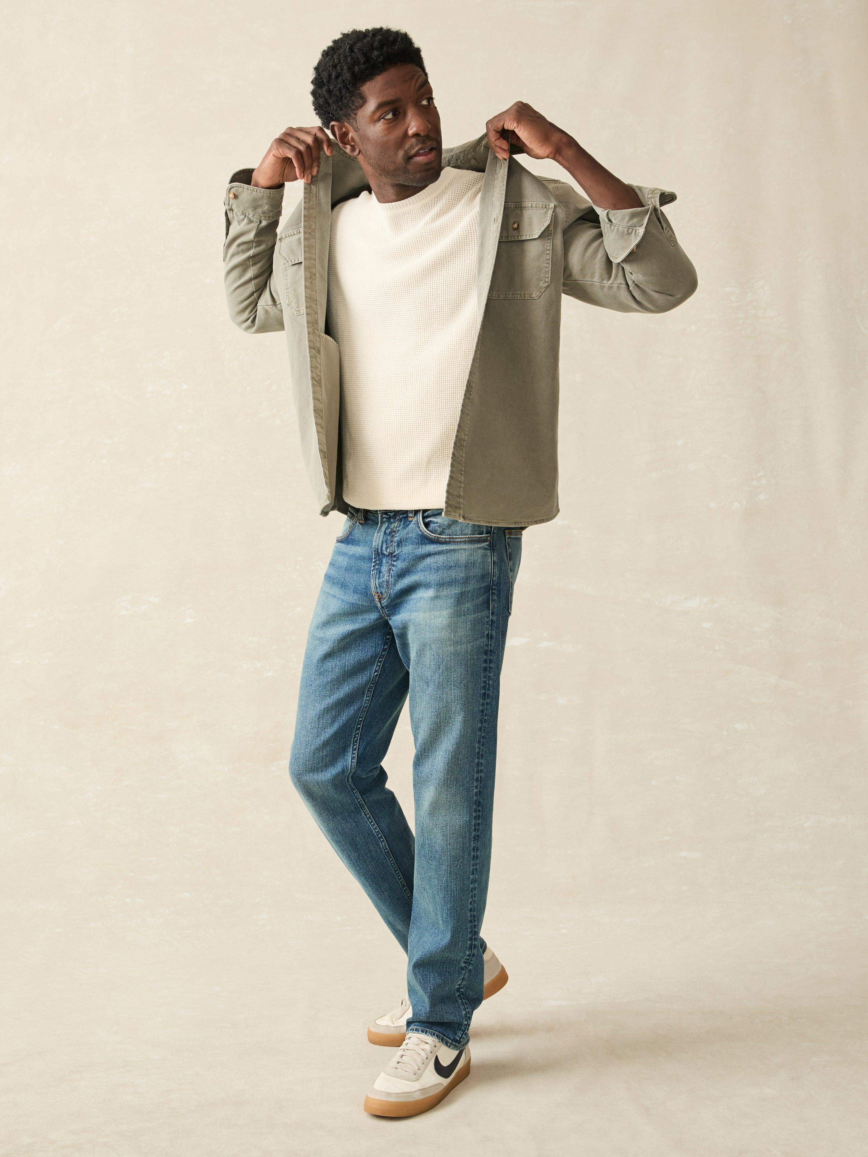 Organic Cotton Slim Straight Denim - East Lake Wash