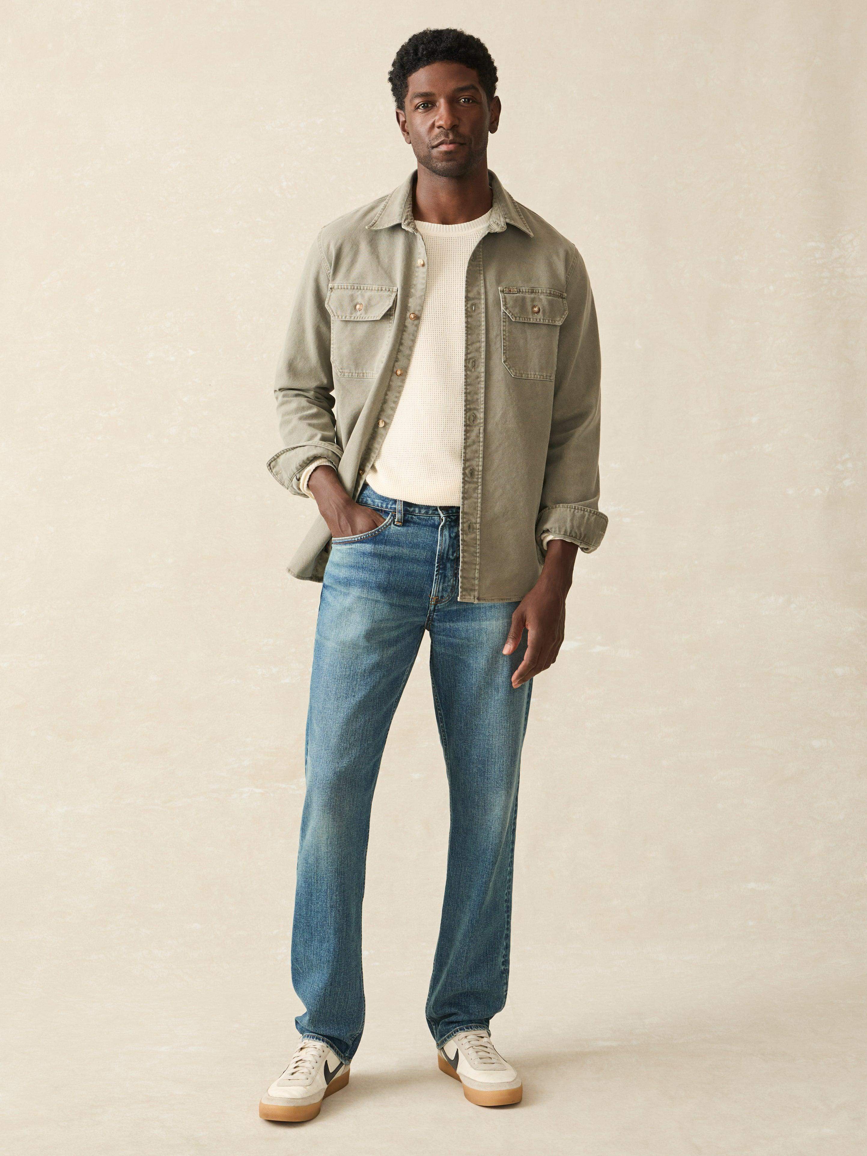 Organic Cotton Slim Straight Denim - East Lake Wash