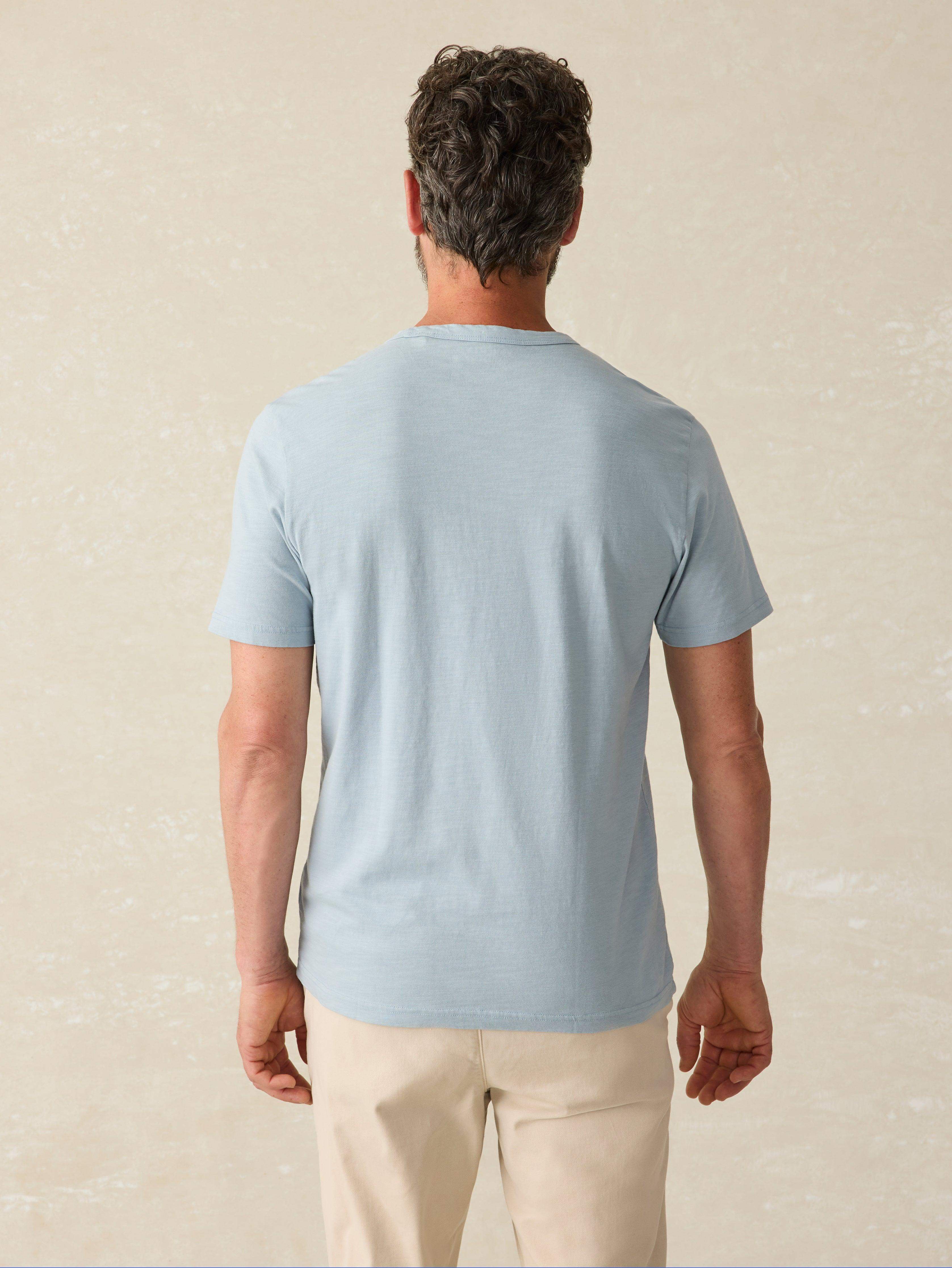 Sunwashed Pocket Tee - Blue Breeze