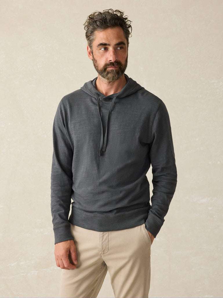 Faherty slub cotton hoodie on sale