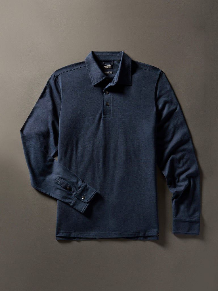 Faherty long sleeve polo hotsell