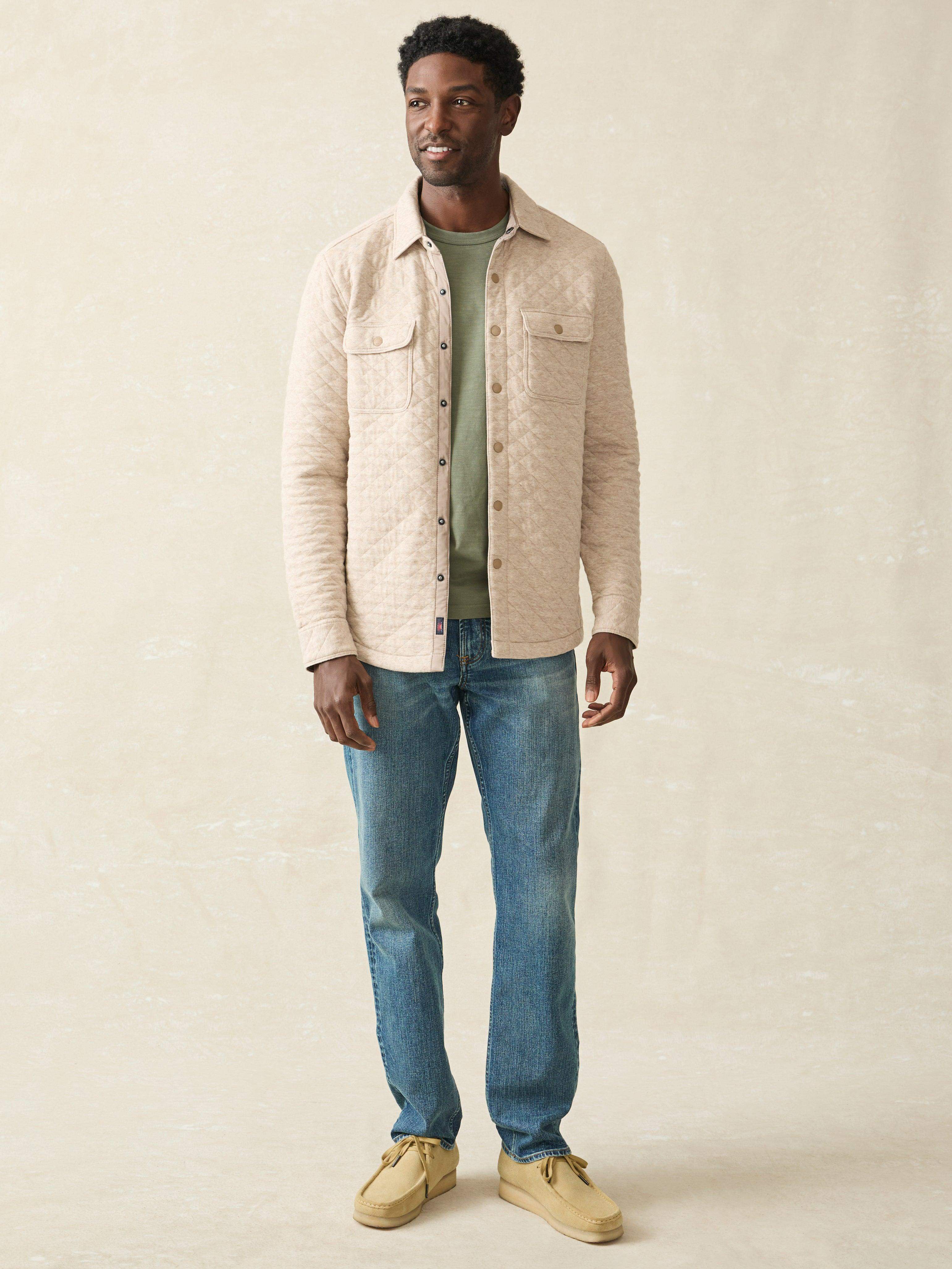 Epic Quilted Fleece CPO - Oatmeal Melange