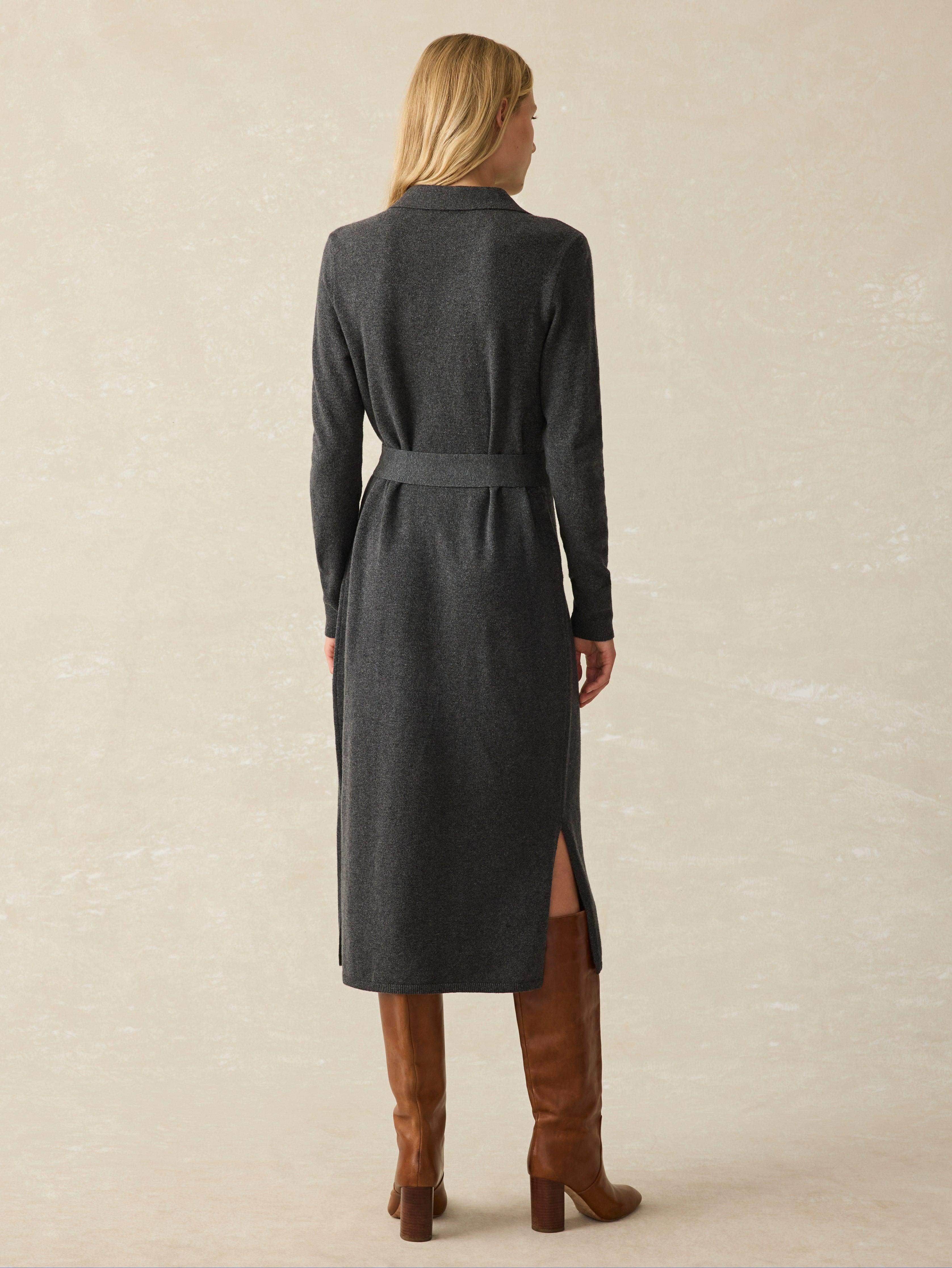 Jackson Sweater Dress - Medium Grey Heather
