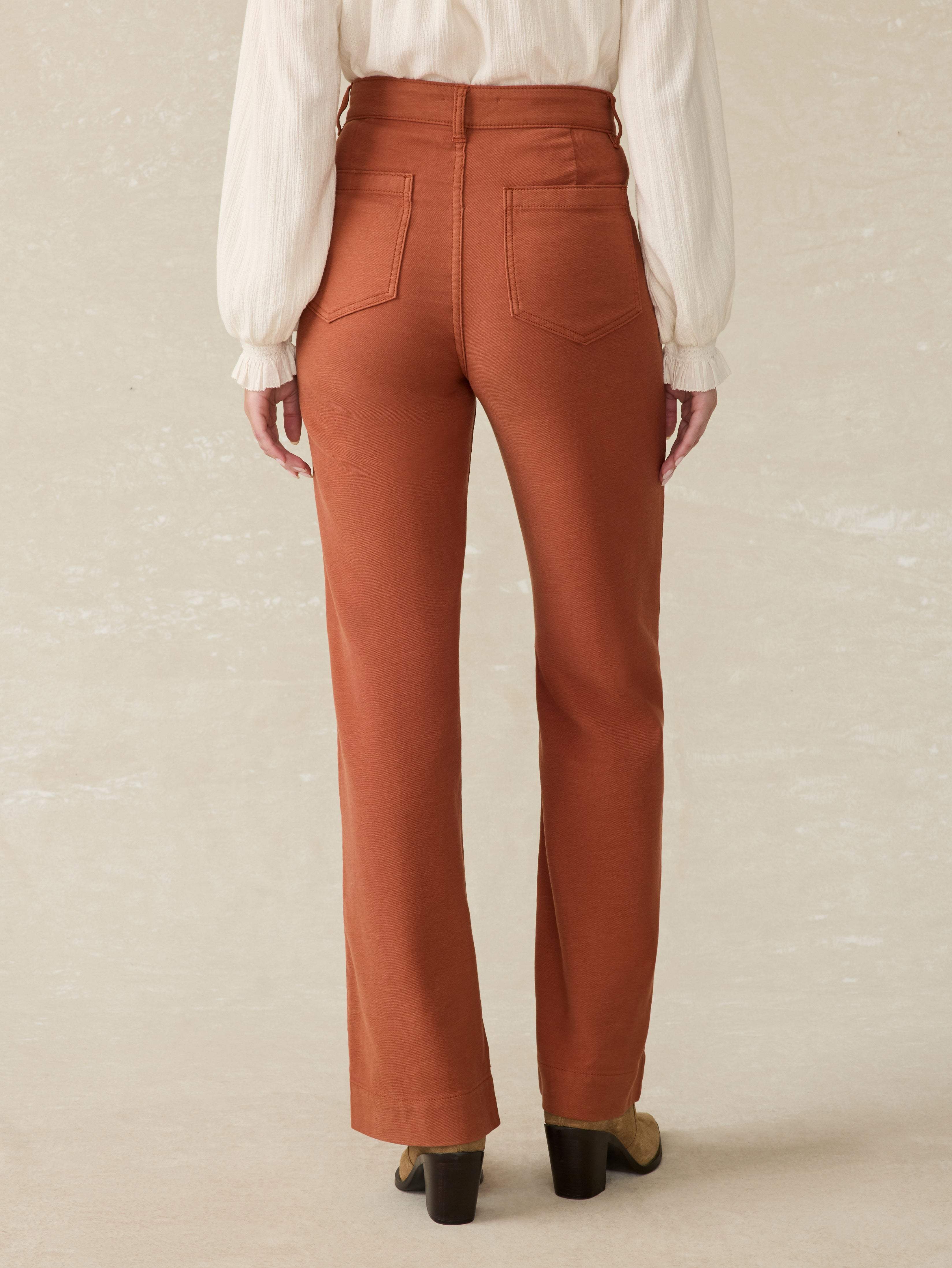Stretch Terry Patch Pocket Pant - Imperial Topaz