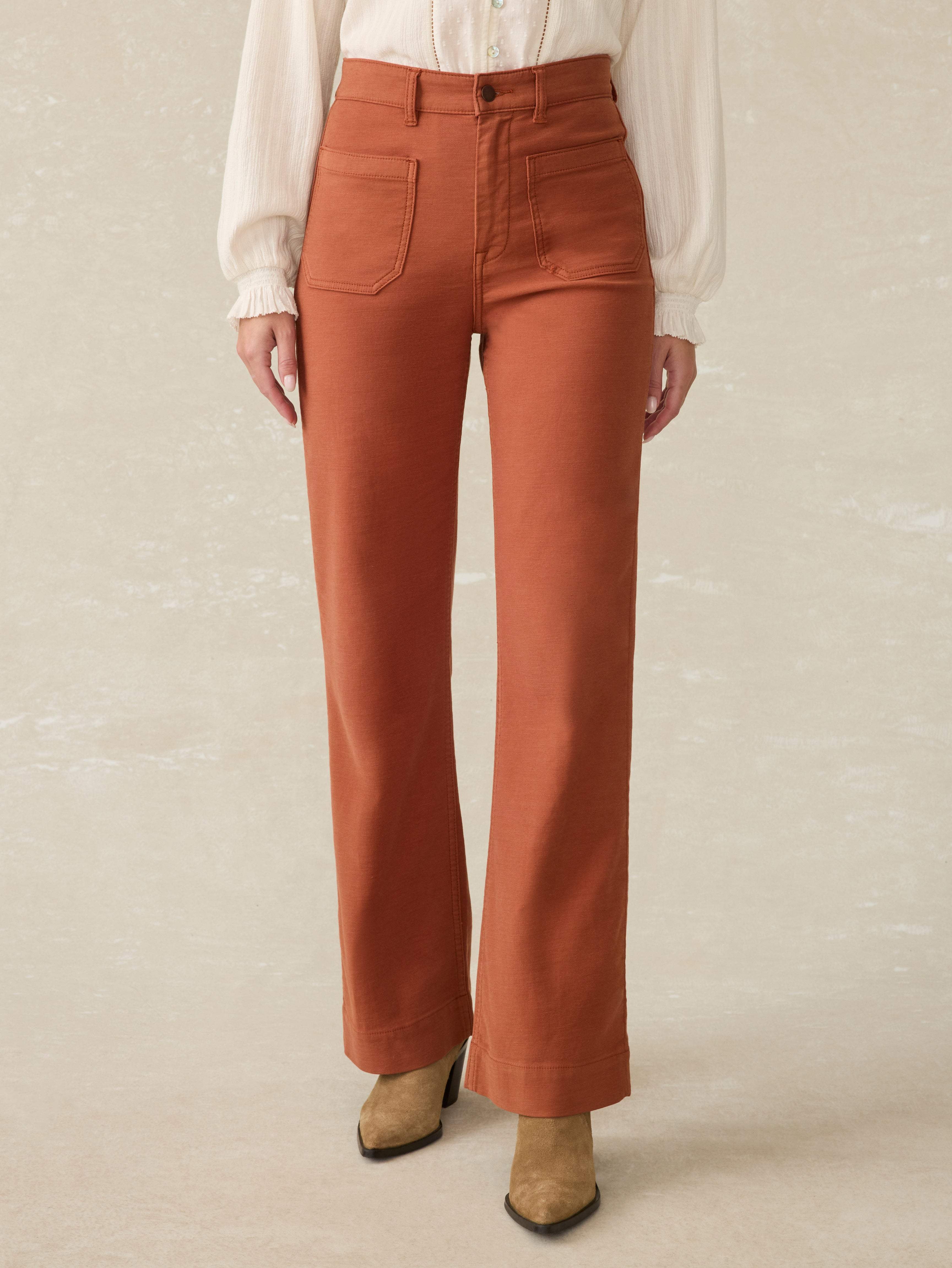 Stretch Terry Patch Pocket Pant - Imperial Topaz