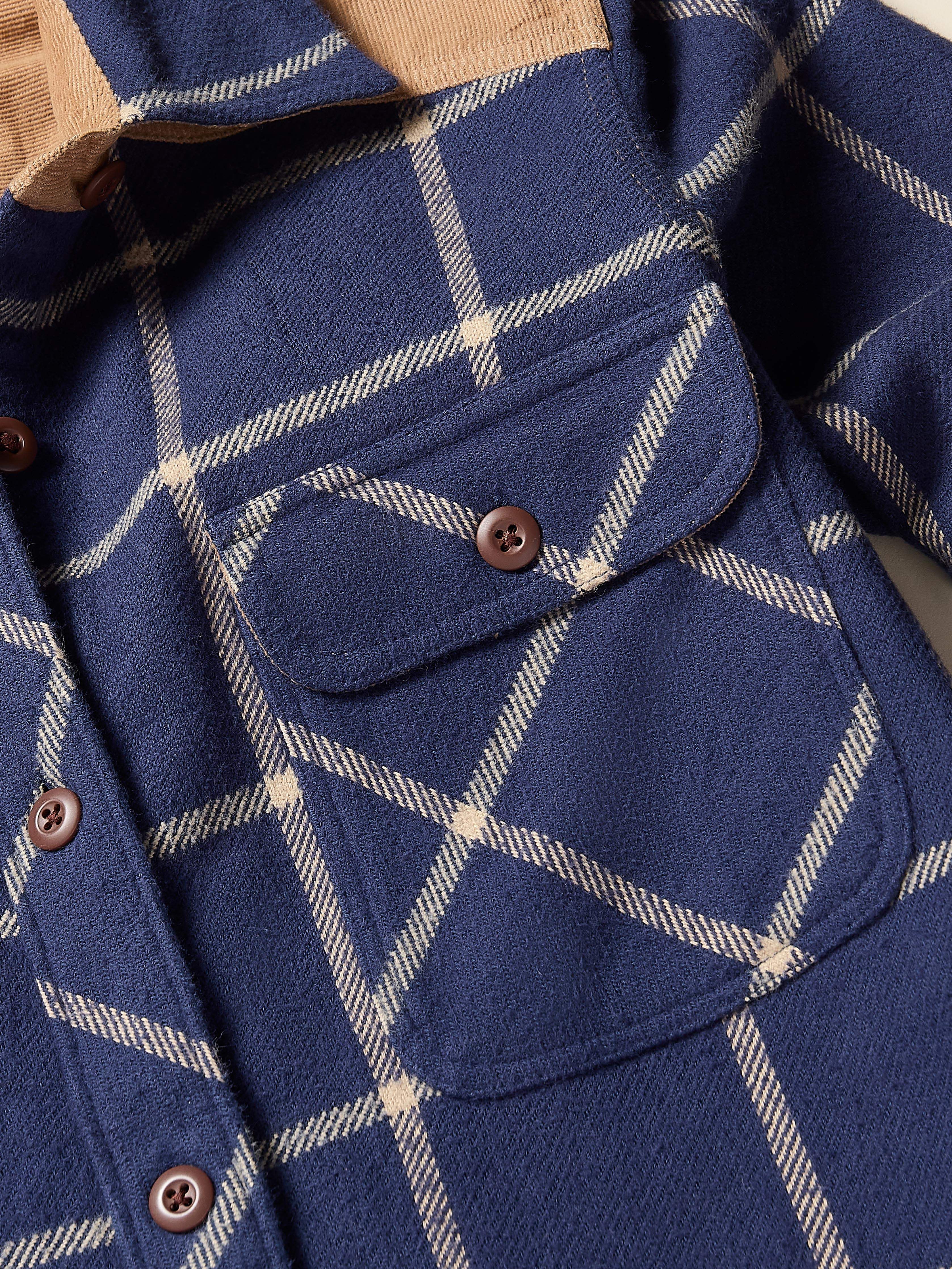 Daly Shirt - Navy Olivia Plaid