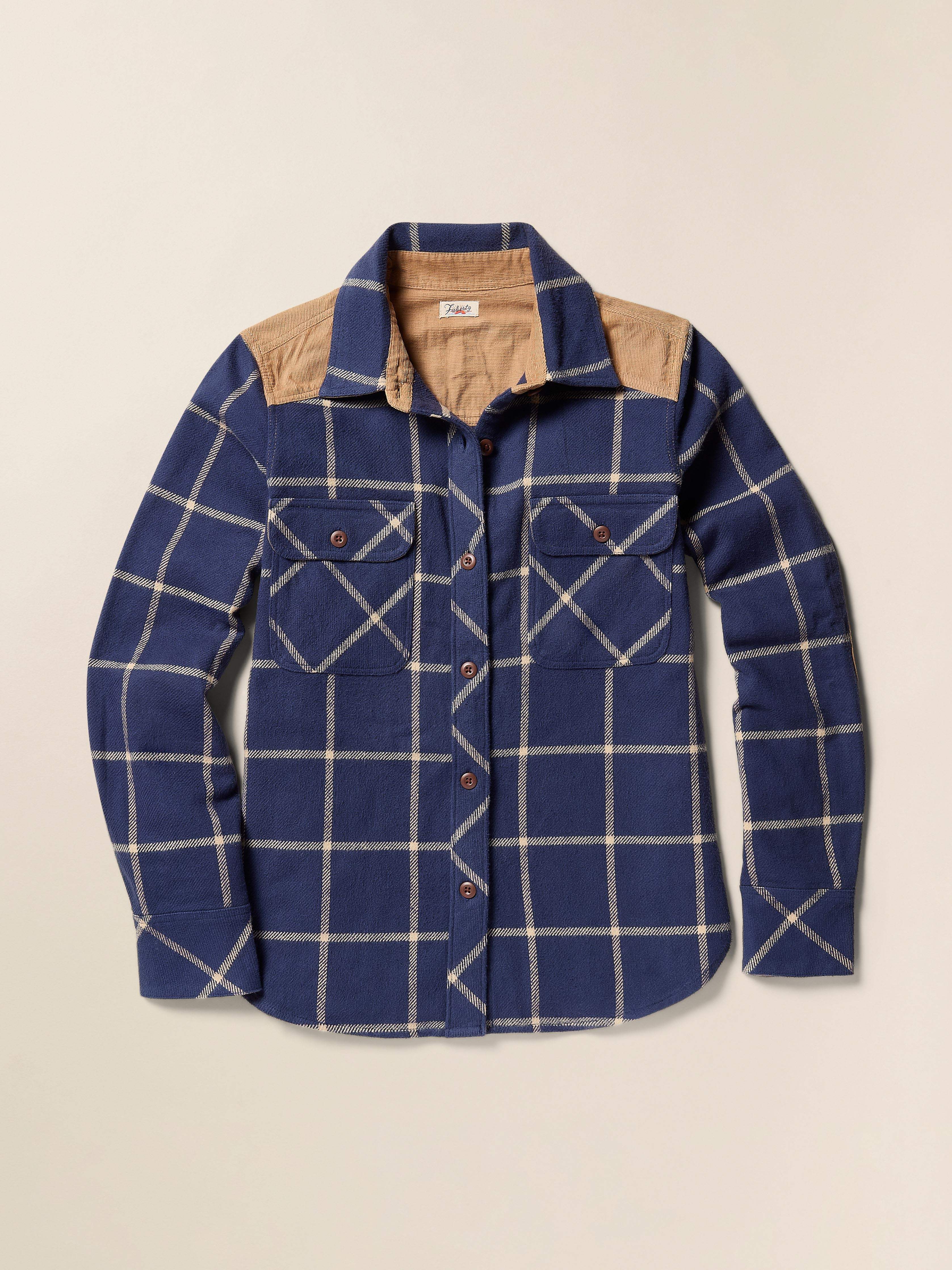 Daly Shirt - Navy Olivia Plaid