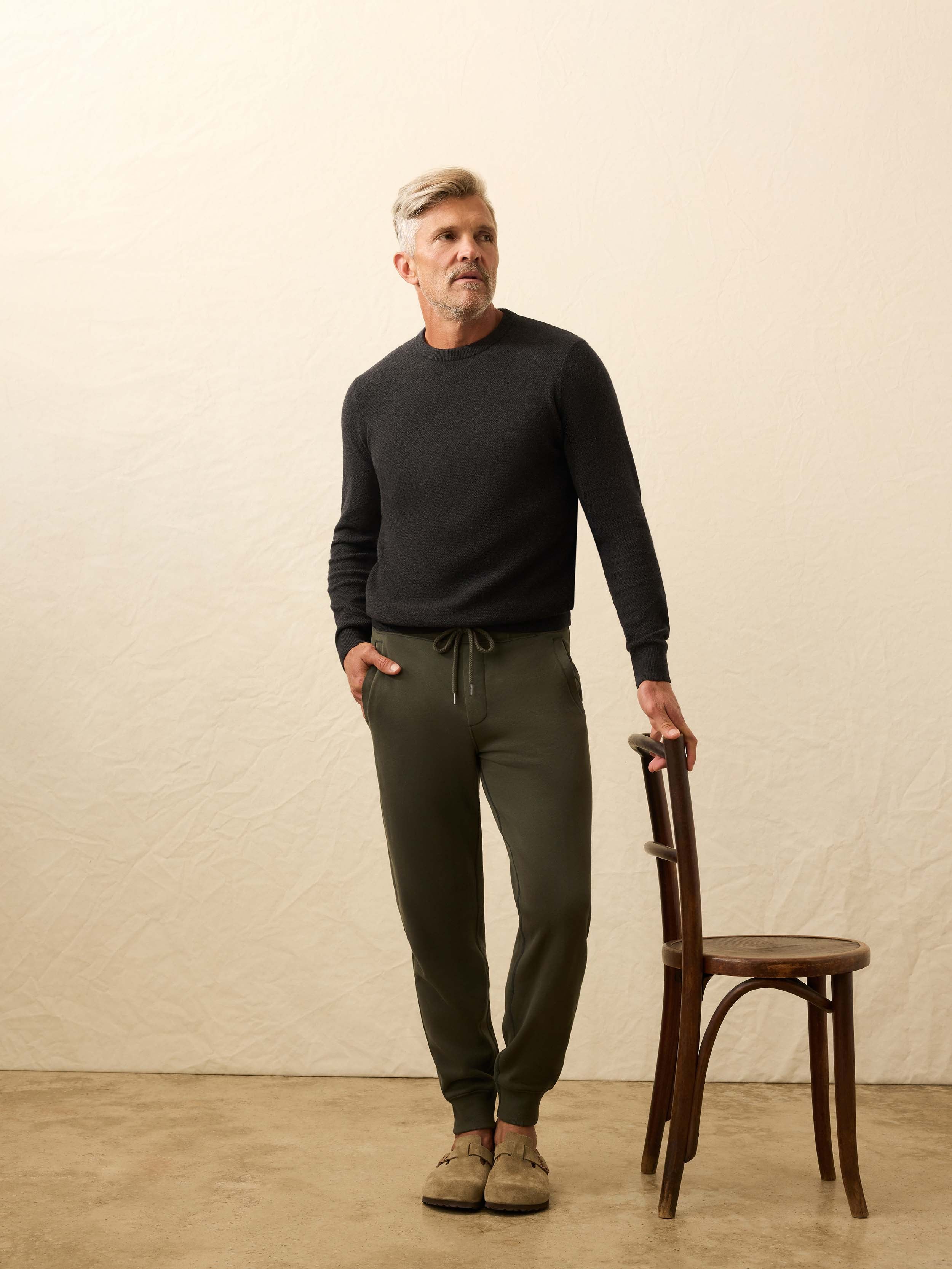 High Standard Fleece Sweatpant - Fall Evergreen