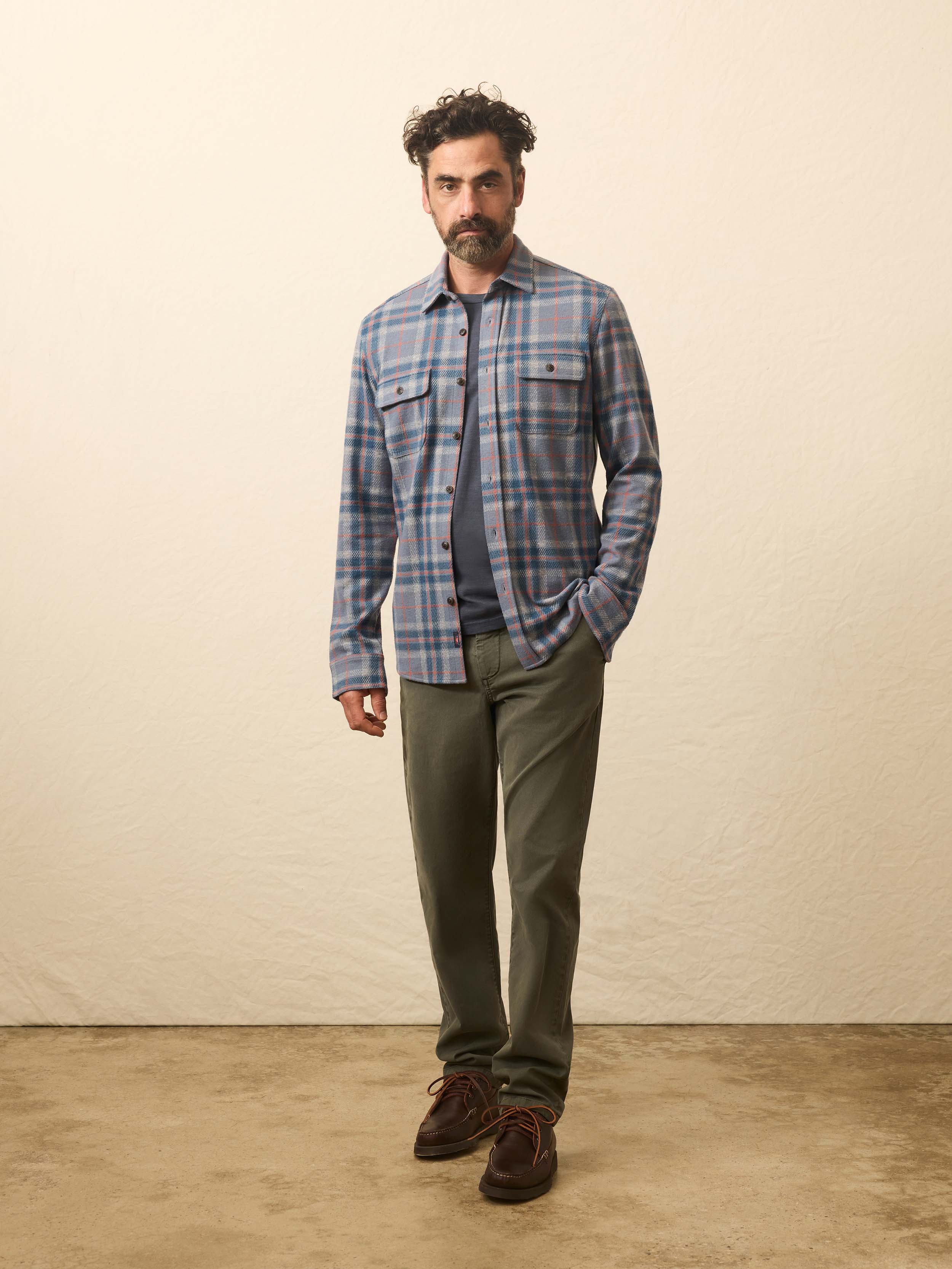 Coastline Stretch Chino - Fall Evergreen