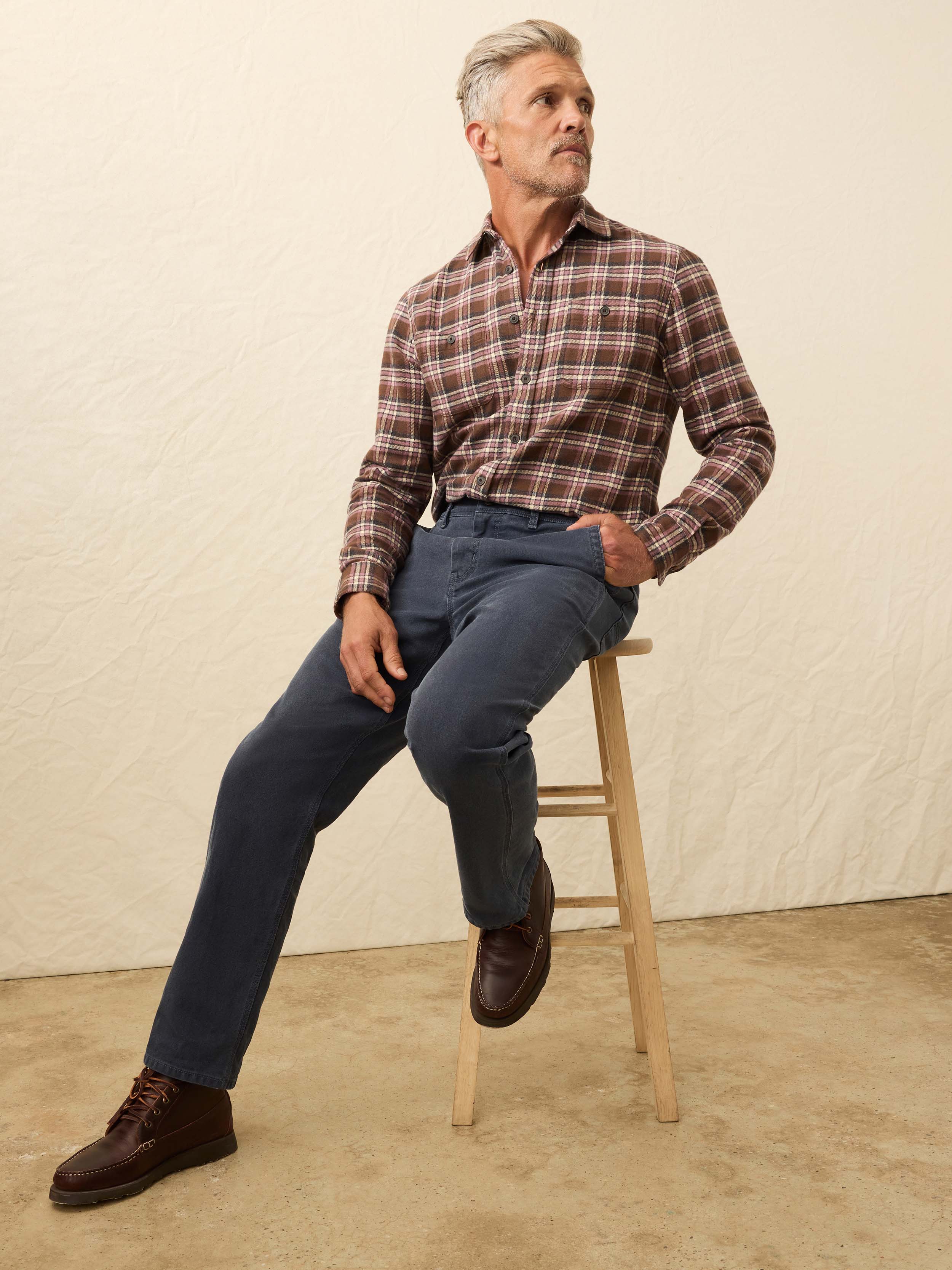 Sunwashed Canvas Utility Pant - Oceancrest Wash