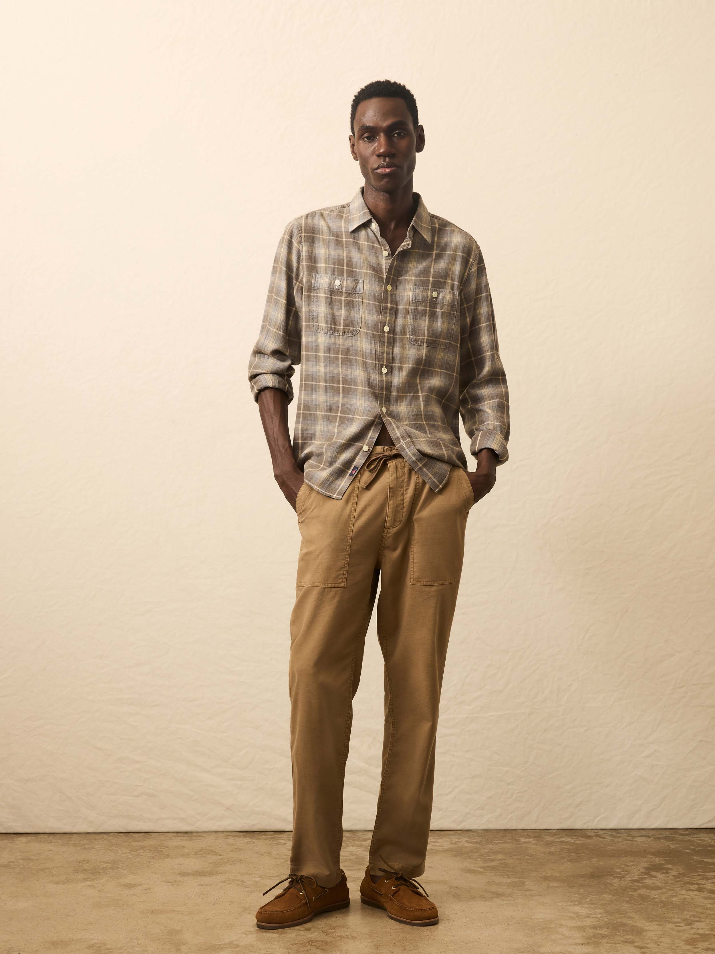 Dune Utility Pant - Wood Bark
