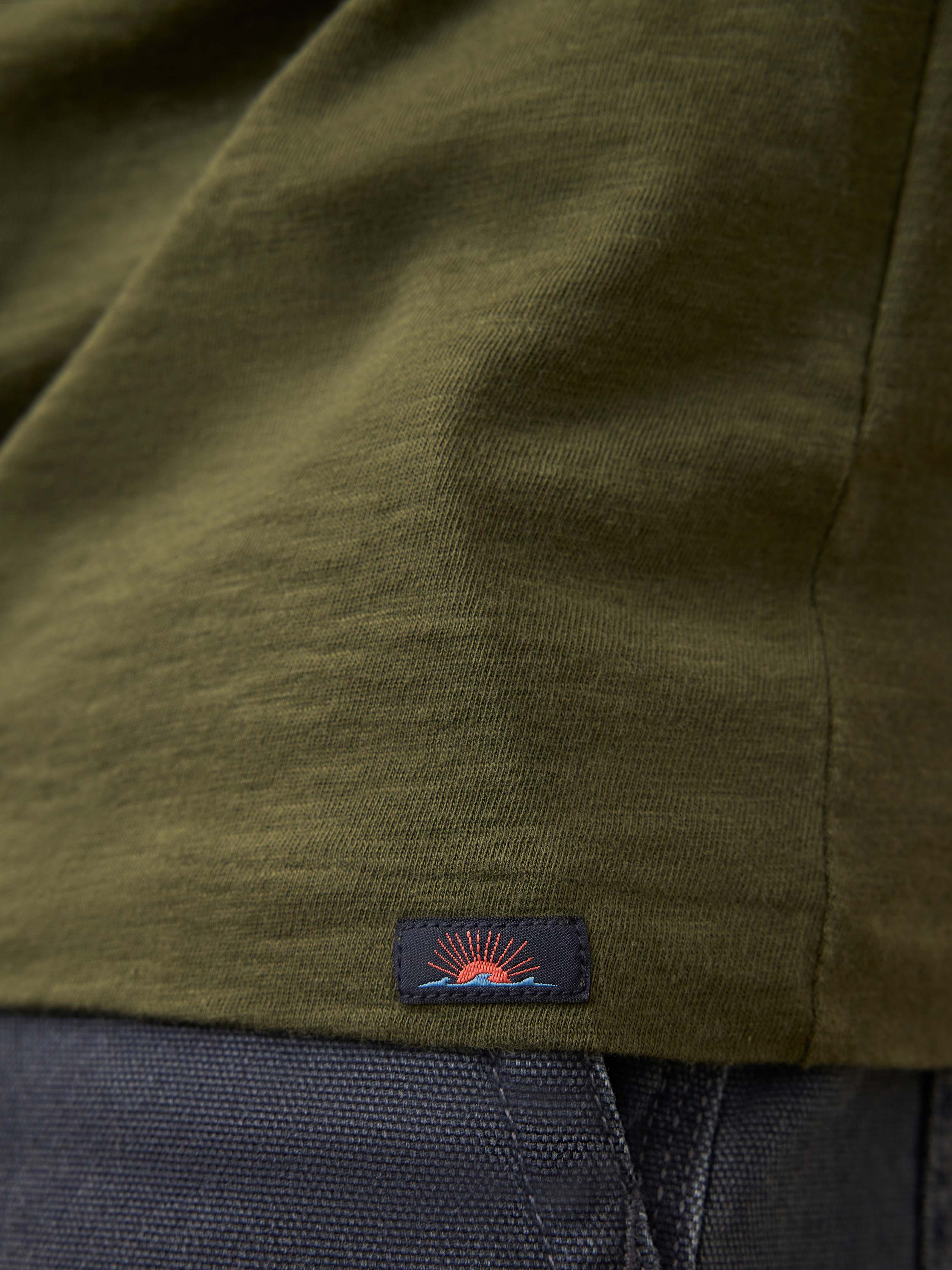 Nazare Sunwashed Tee - Fall Evergreen