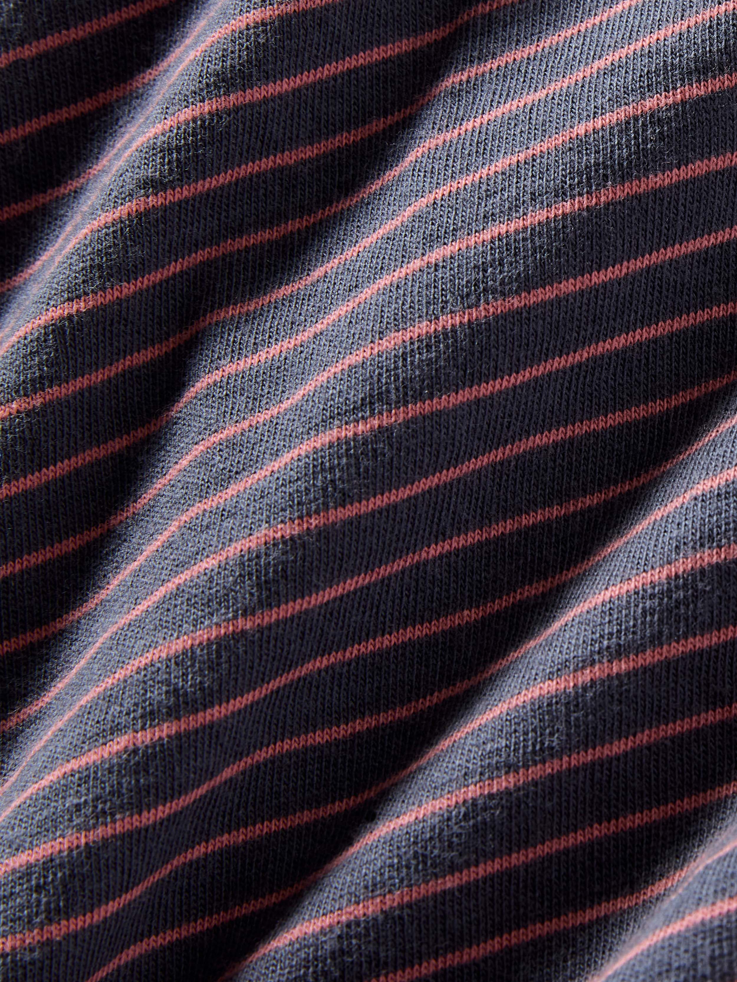 Sunwashed T-Shirt Polo - Searock Fire Stripe