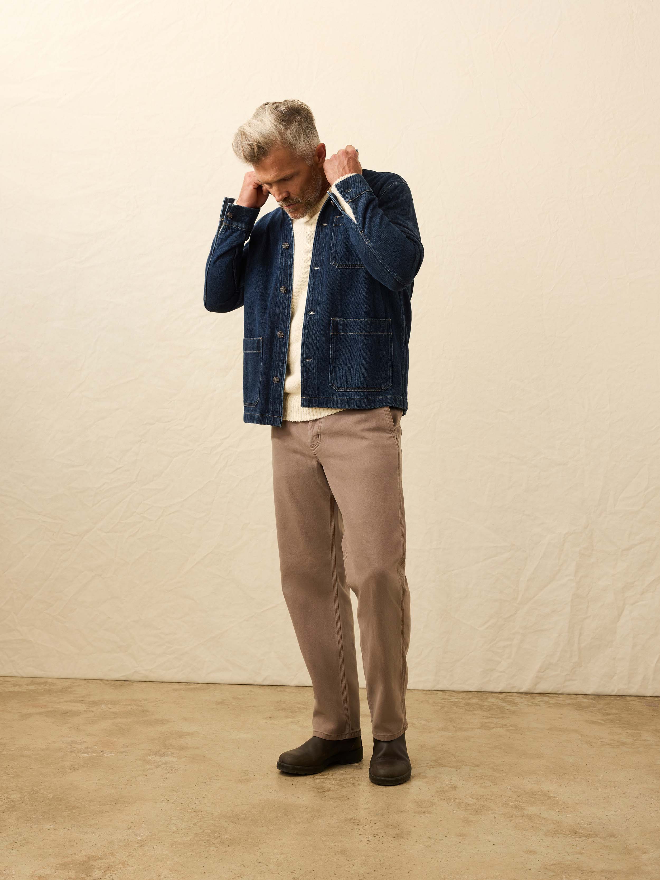 High Ridge Twill Studio Jacket - Tidewater Wash