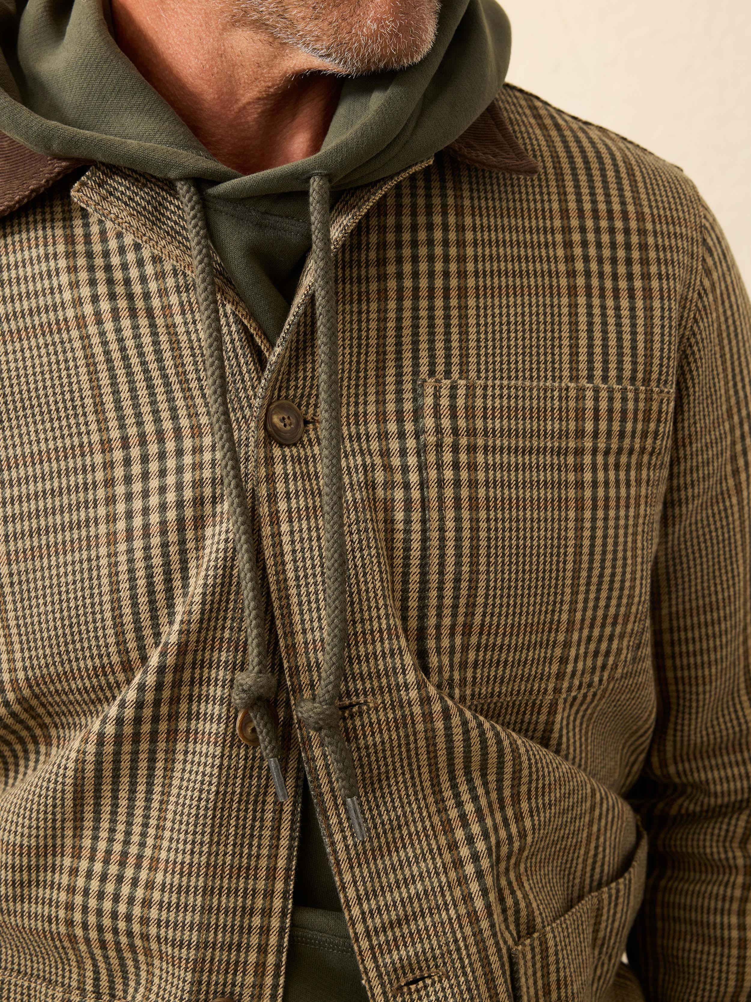 High Ridge Twill Studio Jacket - Wildwood Plaid