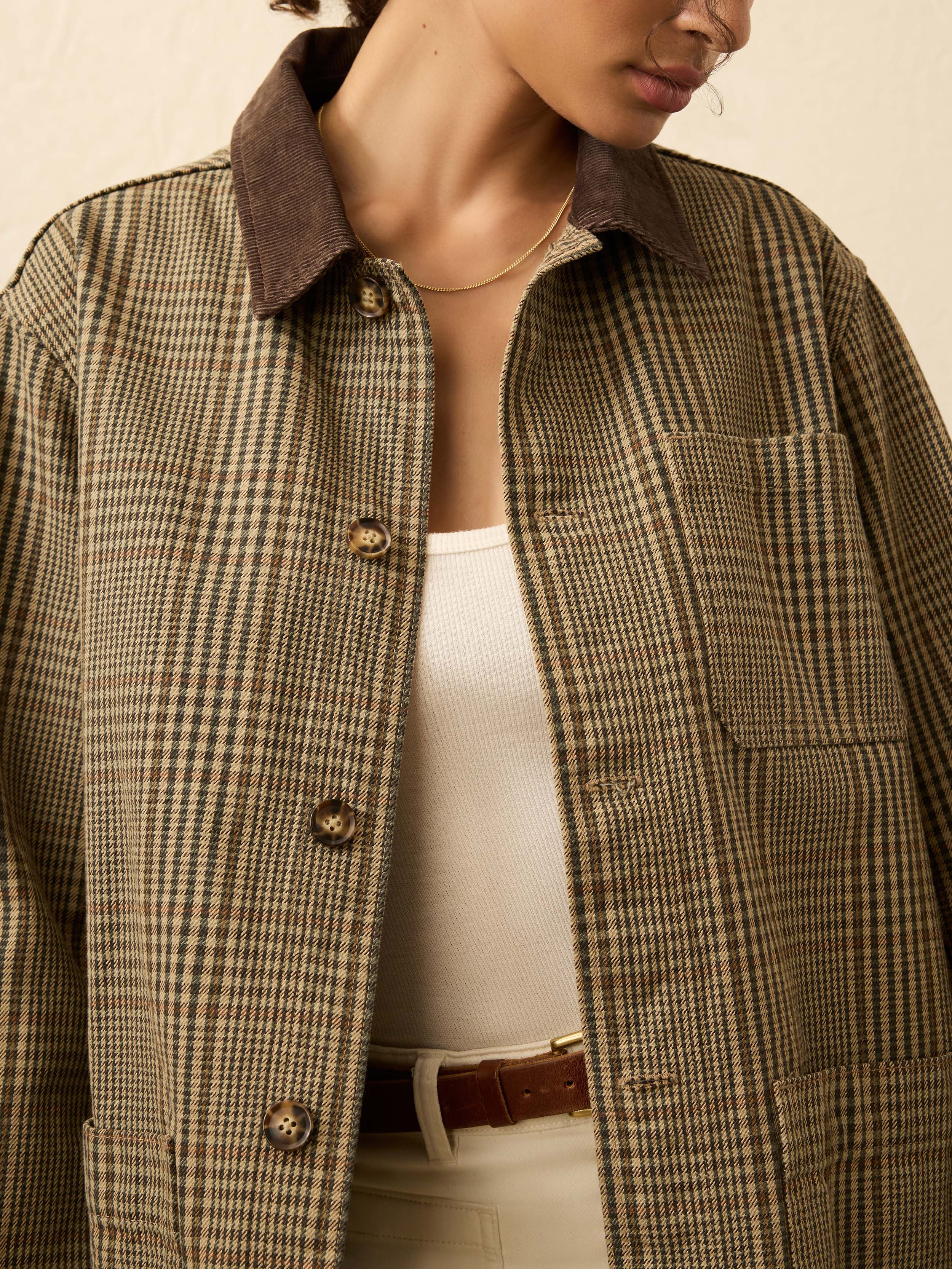 High Ridge Twill Studio Jacket - Wildwood Plaid