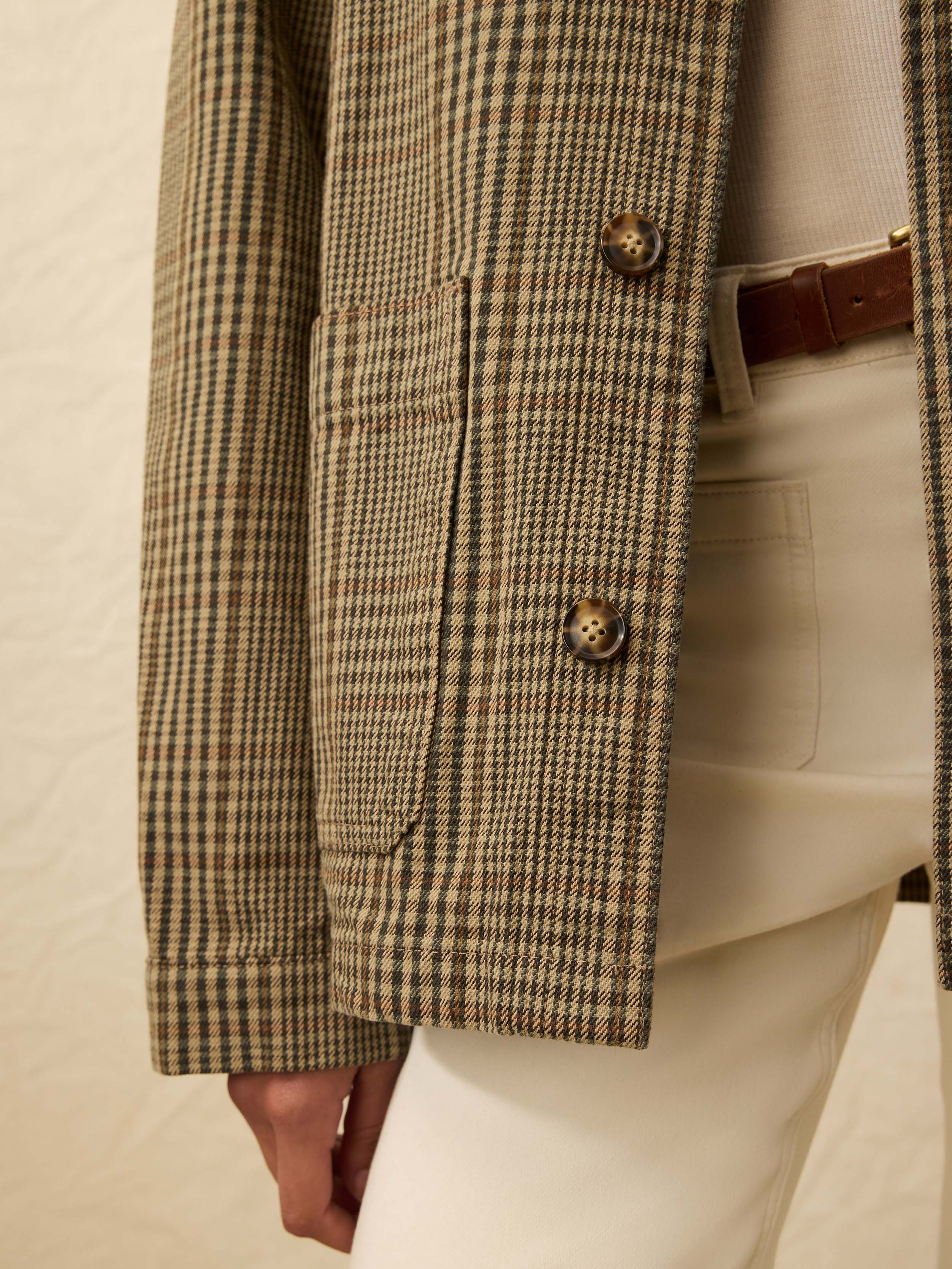 High Ridge Twill Studio Jacket - Wildwood Plaid