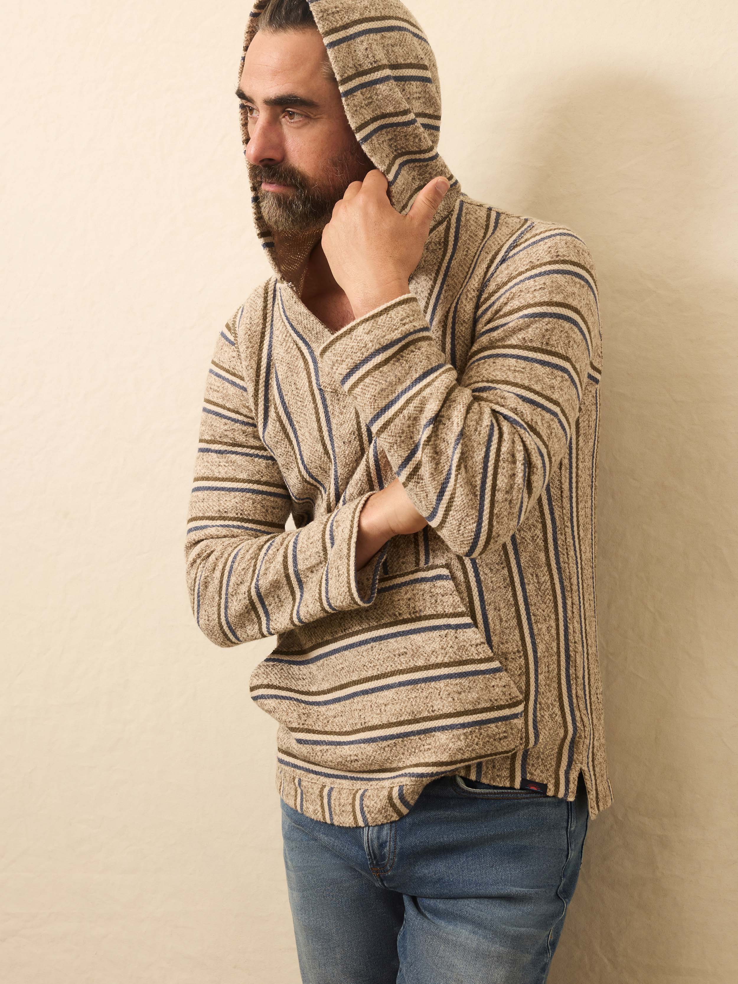 Whitewater Hoodie - Elk Rapids Stripe