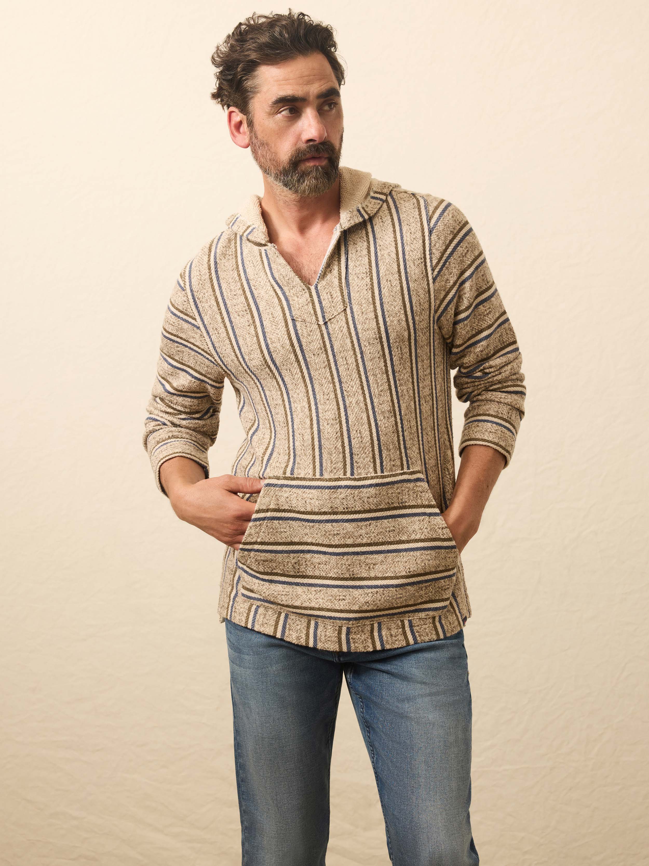 Whitewater Hoodie - Elk Rapids Stripe