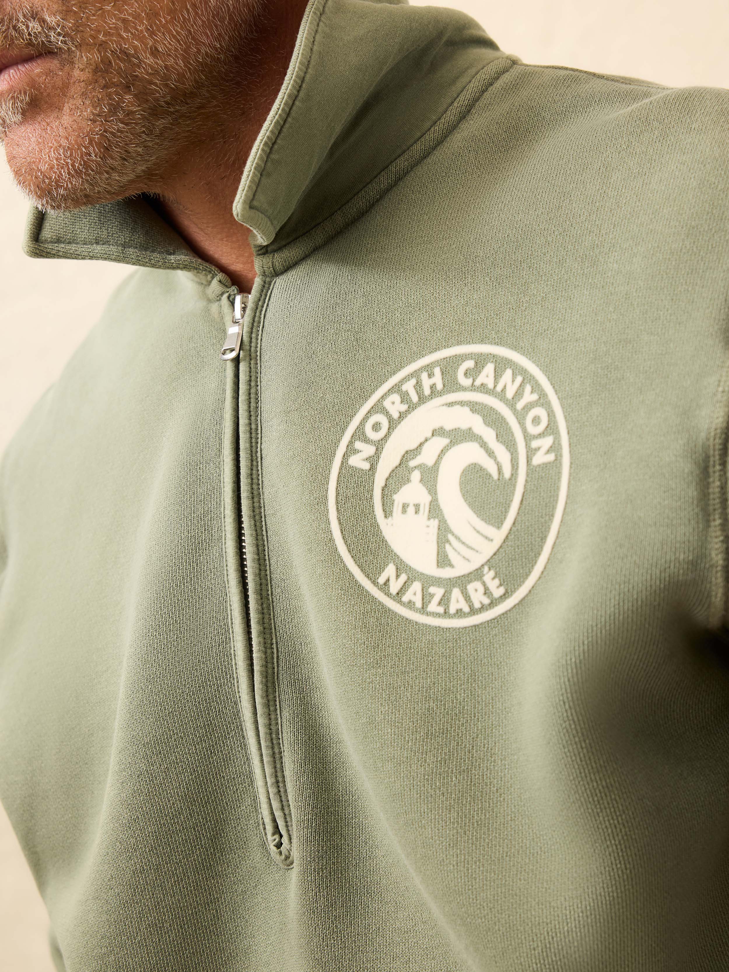 Winter Swell Quarter Zip - Mavericks Olive