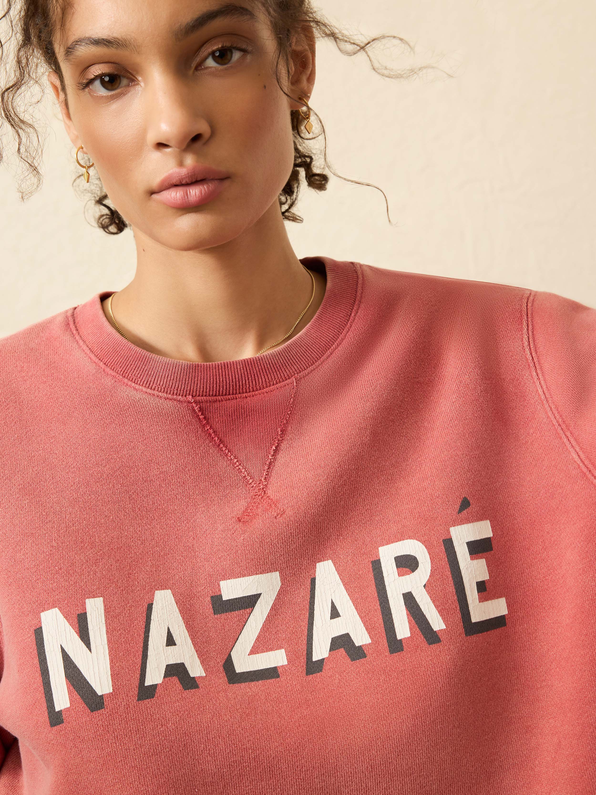 Winter Swell Crewneck Sweatshirt - Lighthouse Red