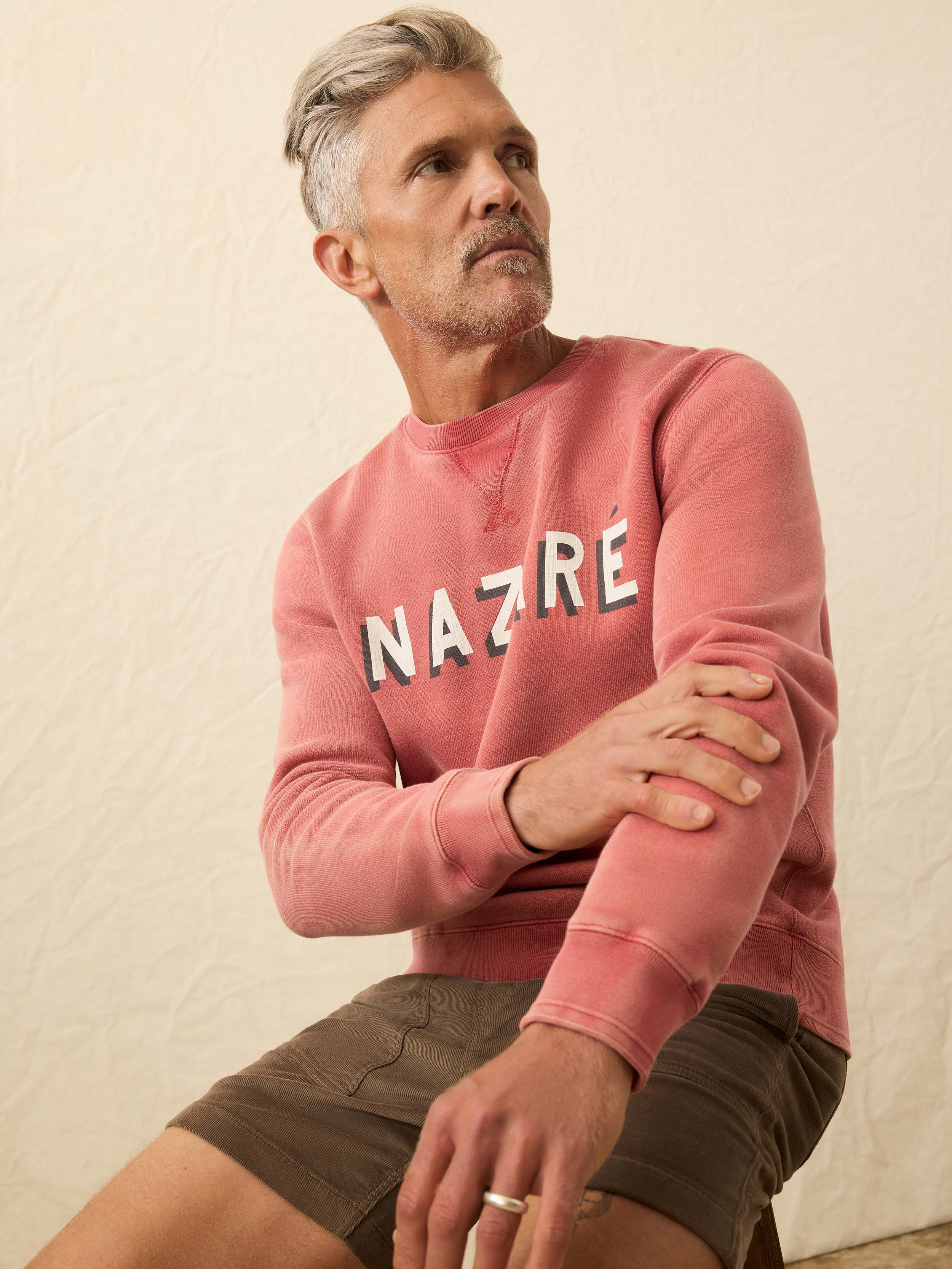 Winter Swell Crewneck Sweatshirt - Lighthouse Red