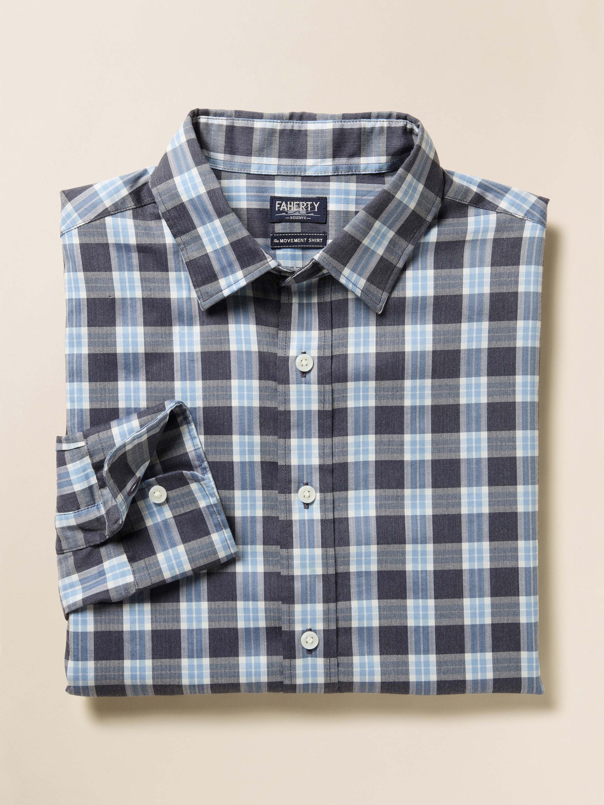 Faherty Brand Men's The Movement Button-Front Shirt - Dark Creek Plaid Faherty Brand Men's The Movement Button-Front Shirt - Dark Creek Plaid