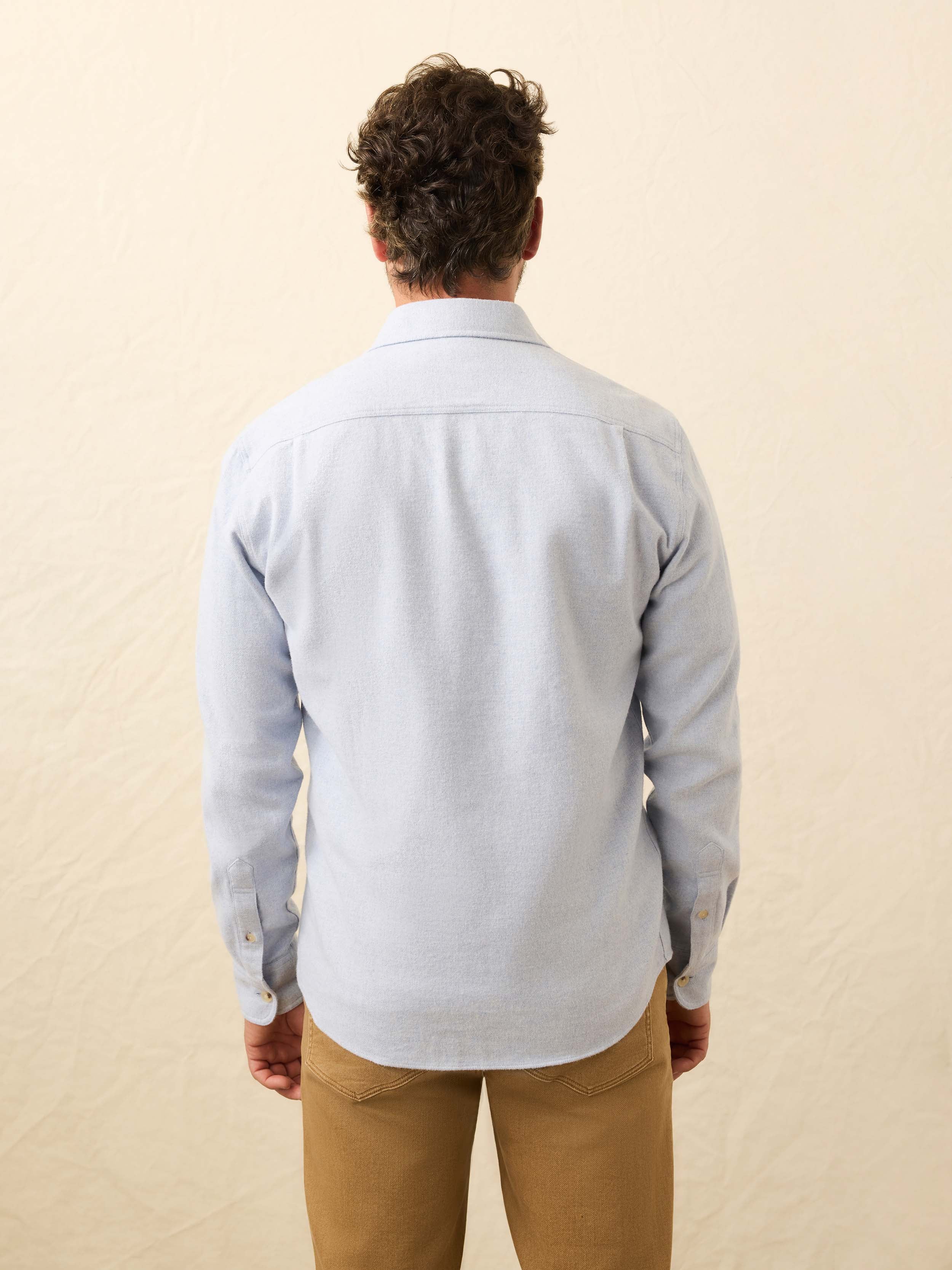 Heirloom Portuguese Flannel Shirt- Amorosa Blue
