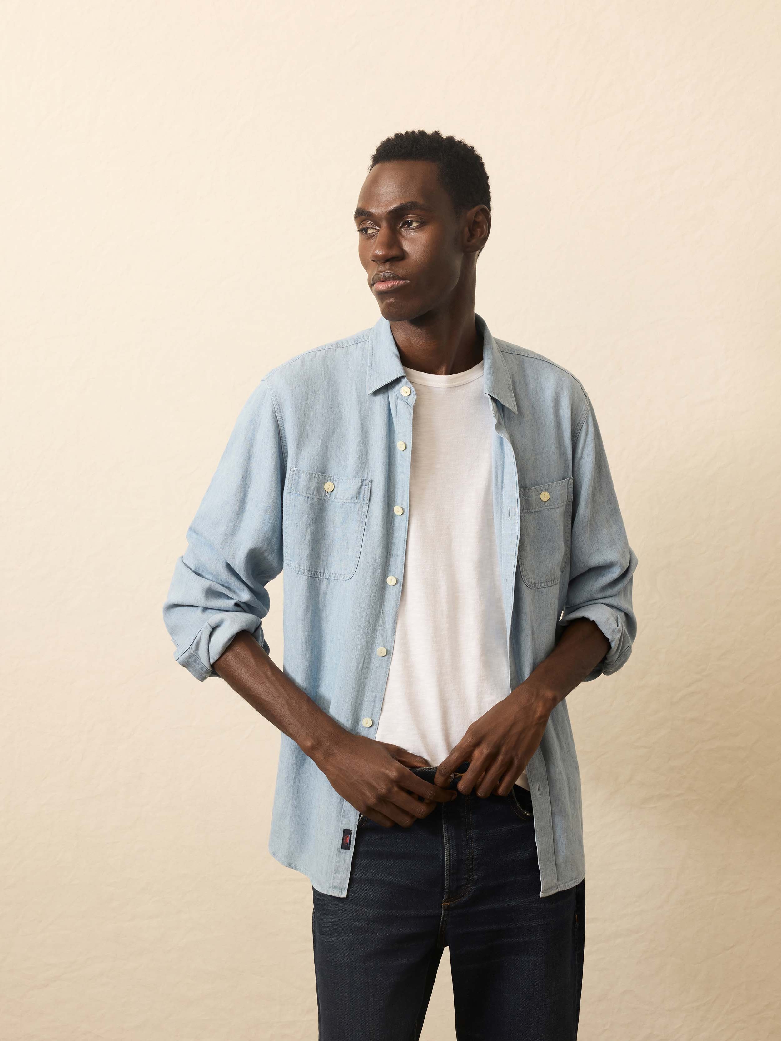 Tried & True Chambray Workshirt - Vintage Indigo