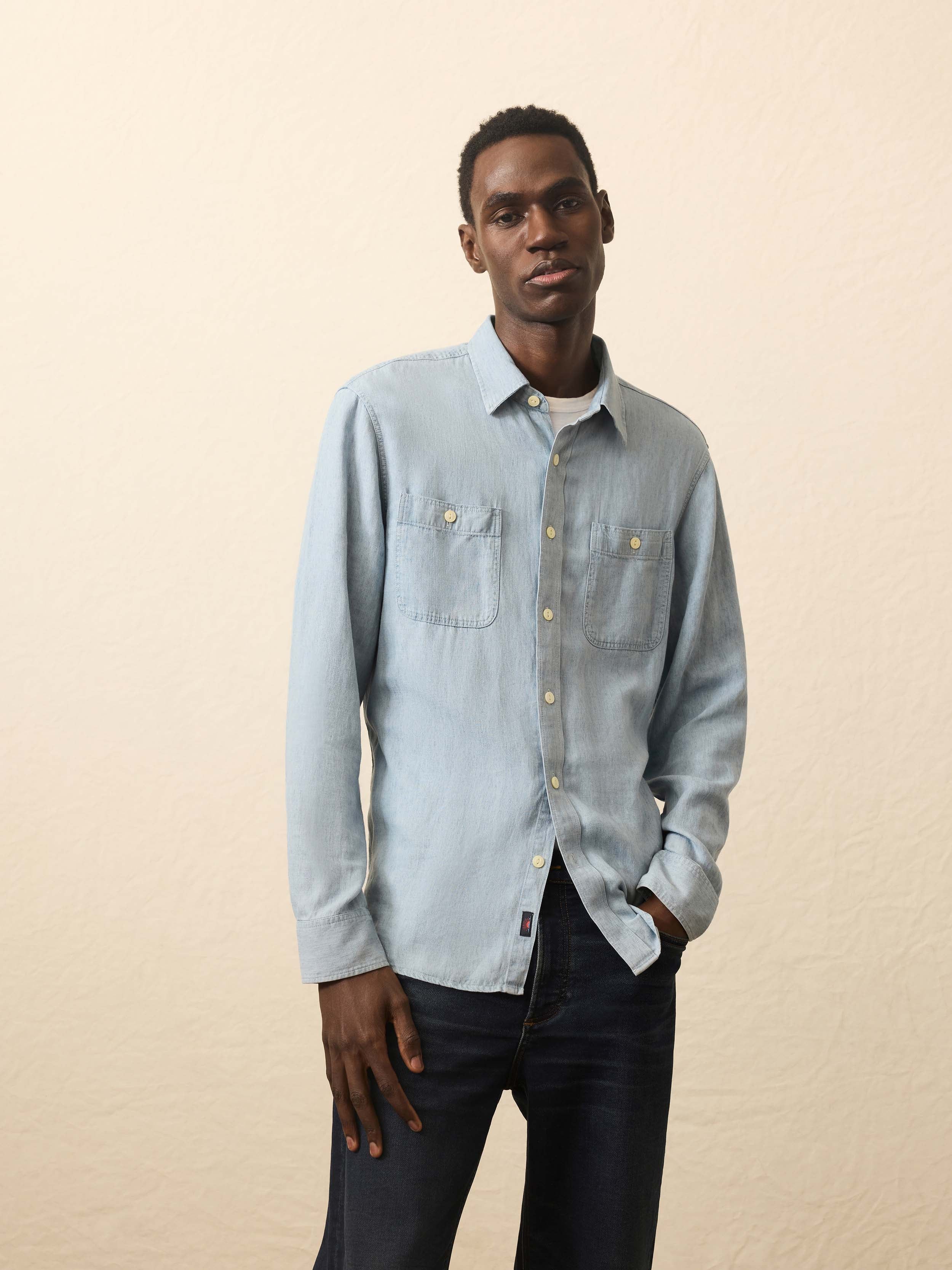 Tried & True Chambray Workshirt - Vintage Indigo