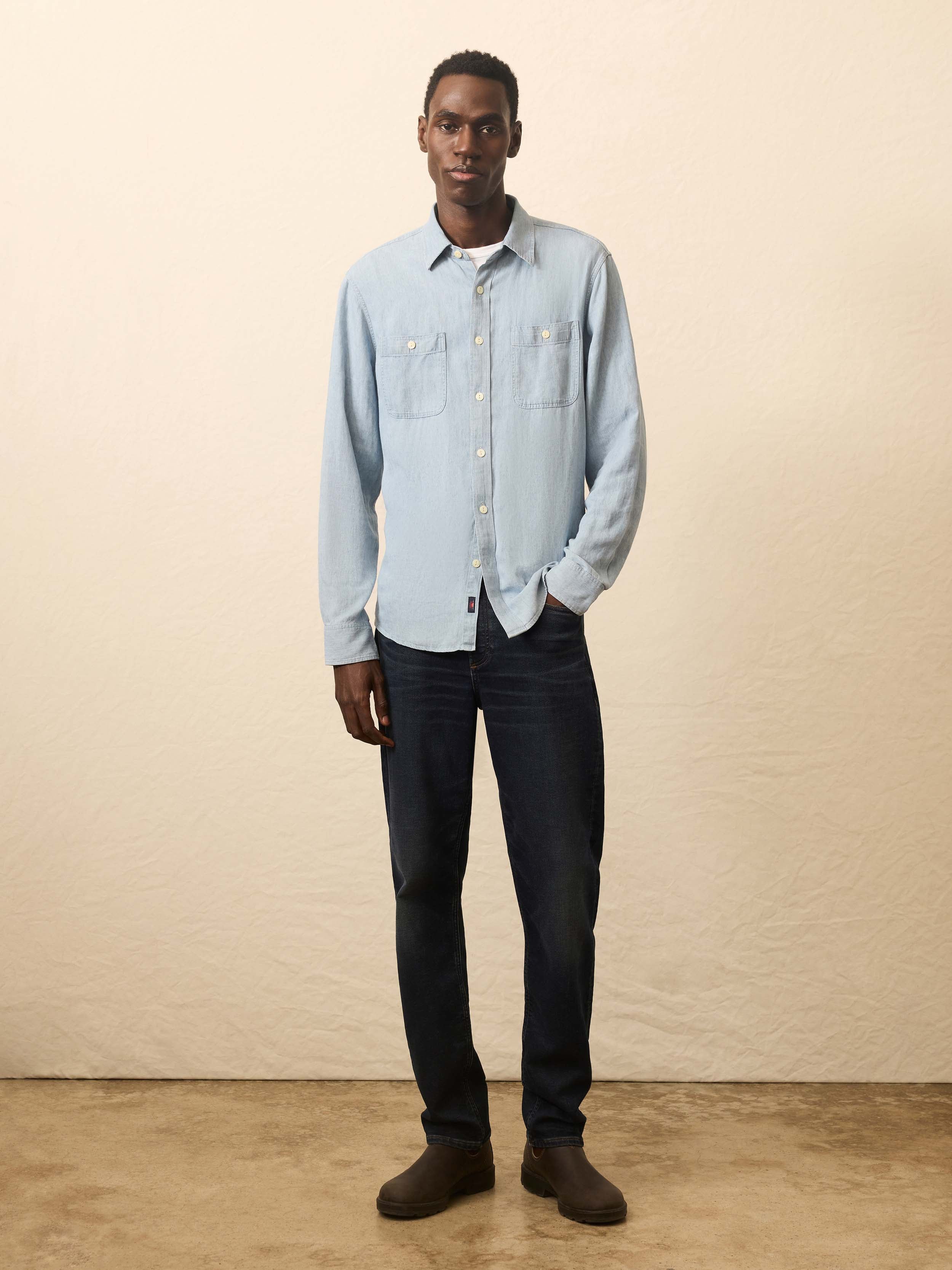 Tried & True Chambray Workshirt - Vintage Indigo
