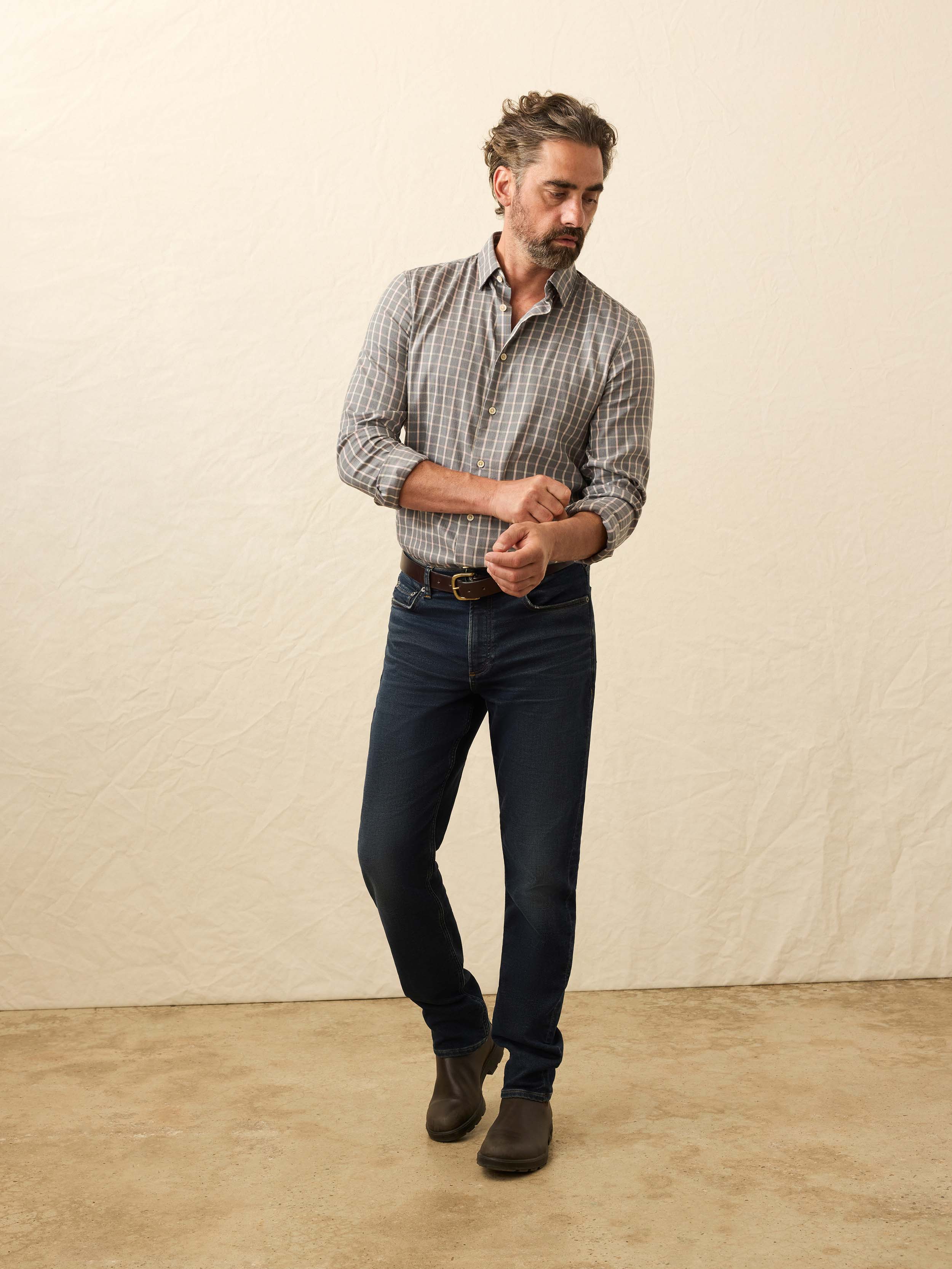 Movement™ Monterey Shirt - Cherry Wood Plaid