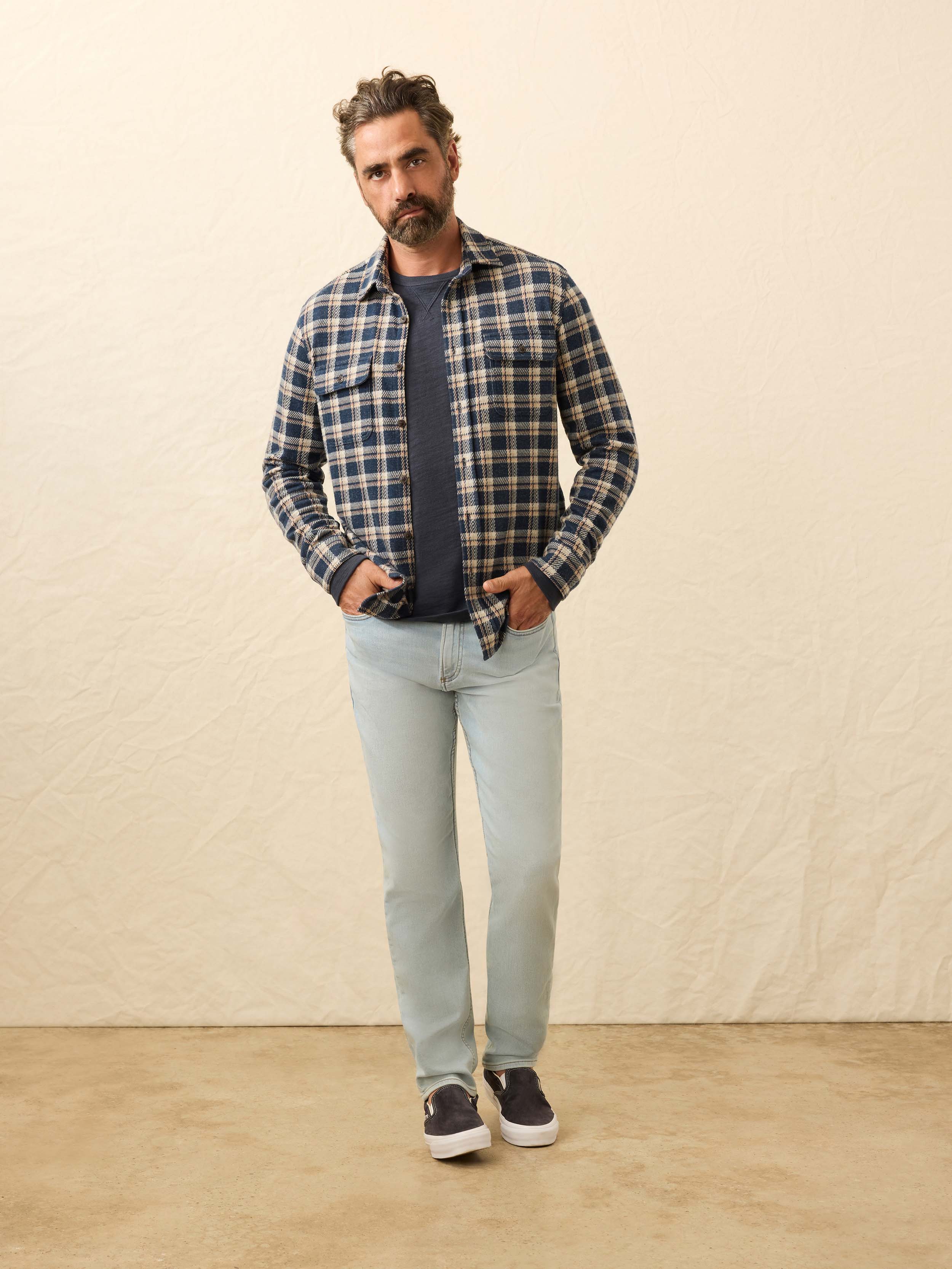 Legend Sweater Shirt - Golden Lake Plaid