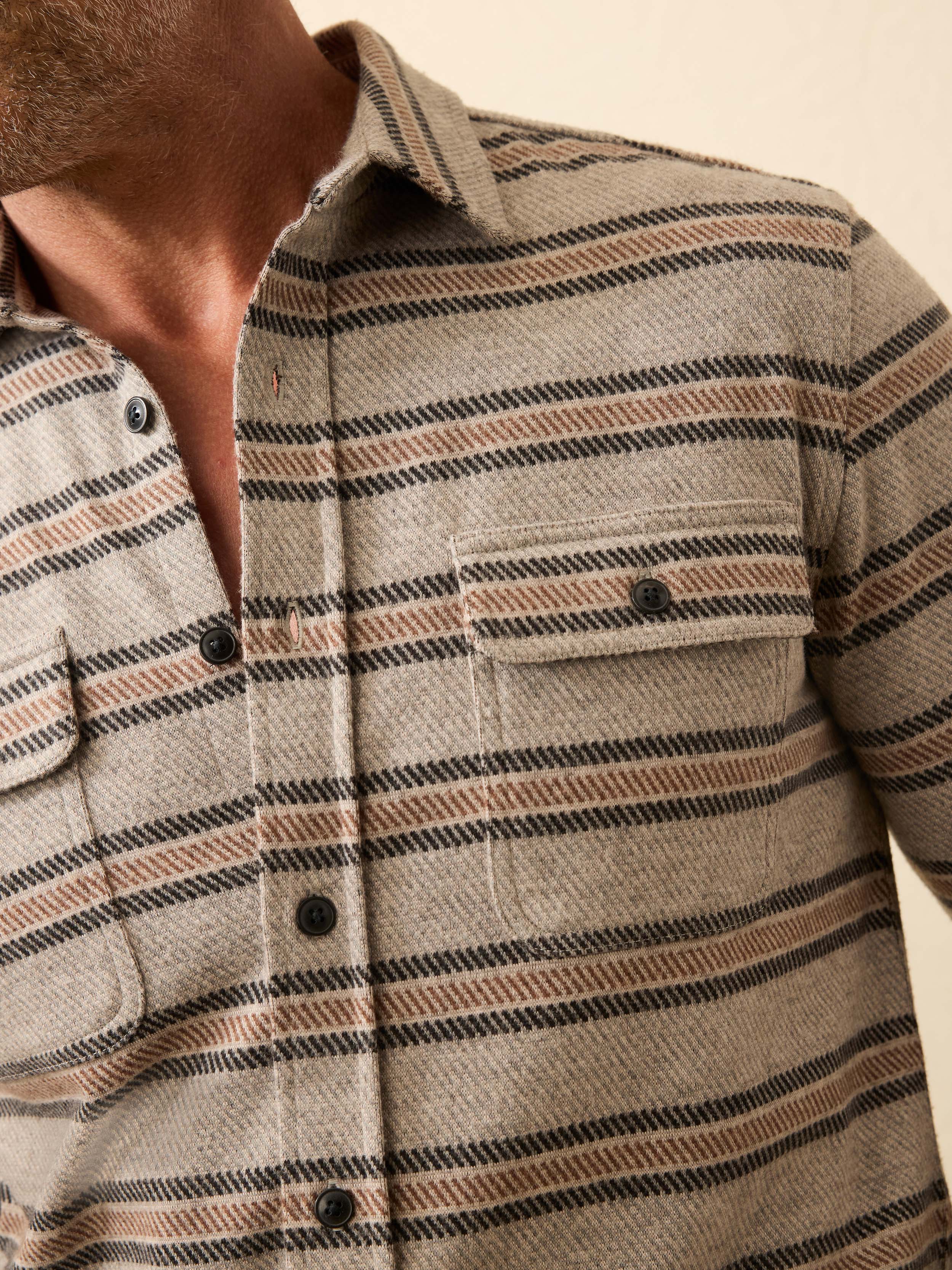 Legend™ Sweater Shirt - Rock Coast Stripe