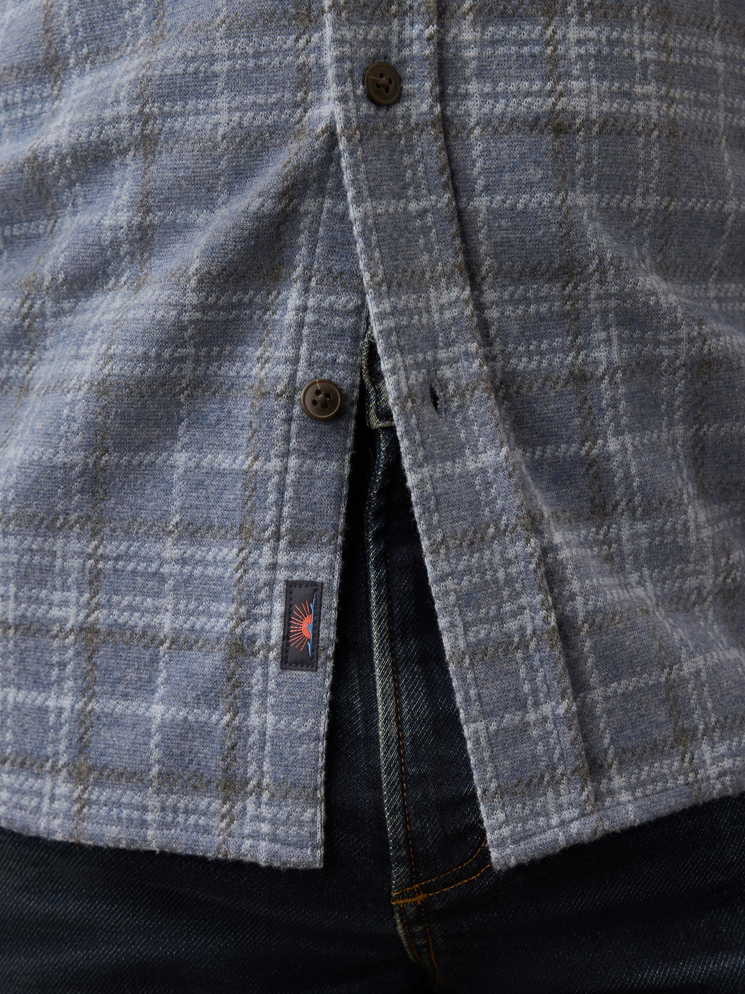 Legend™ Sweater Shirt (Single Pocket) - Castle Lake Plaid