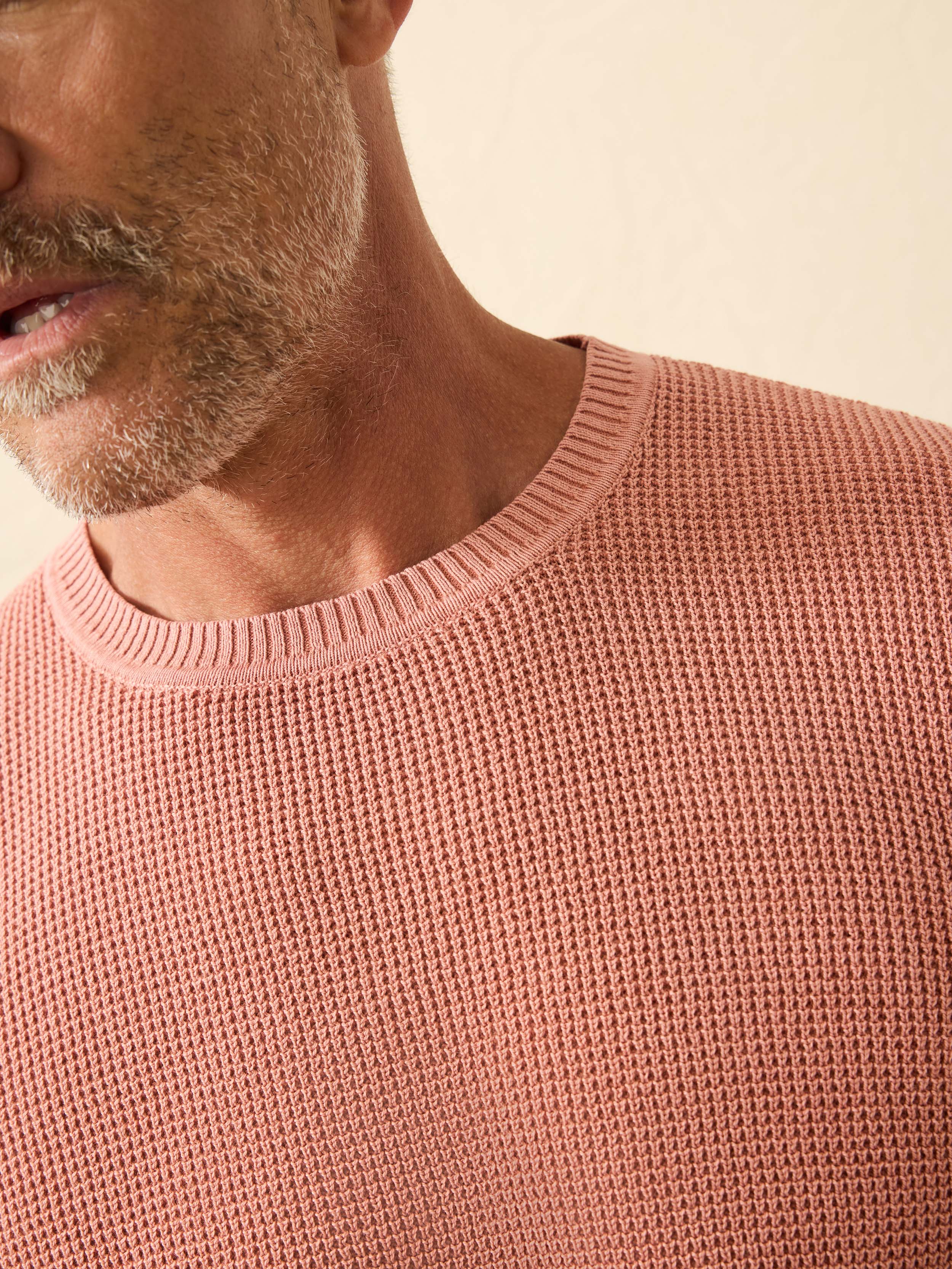 Sunwashed Crewneck Sweater - Dusty Sienna