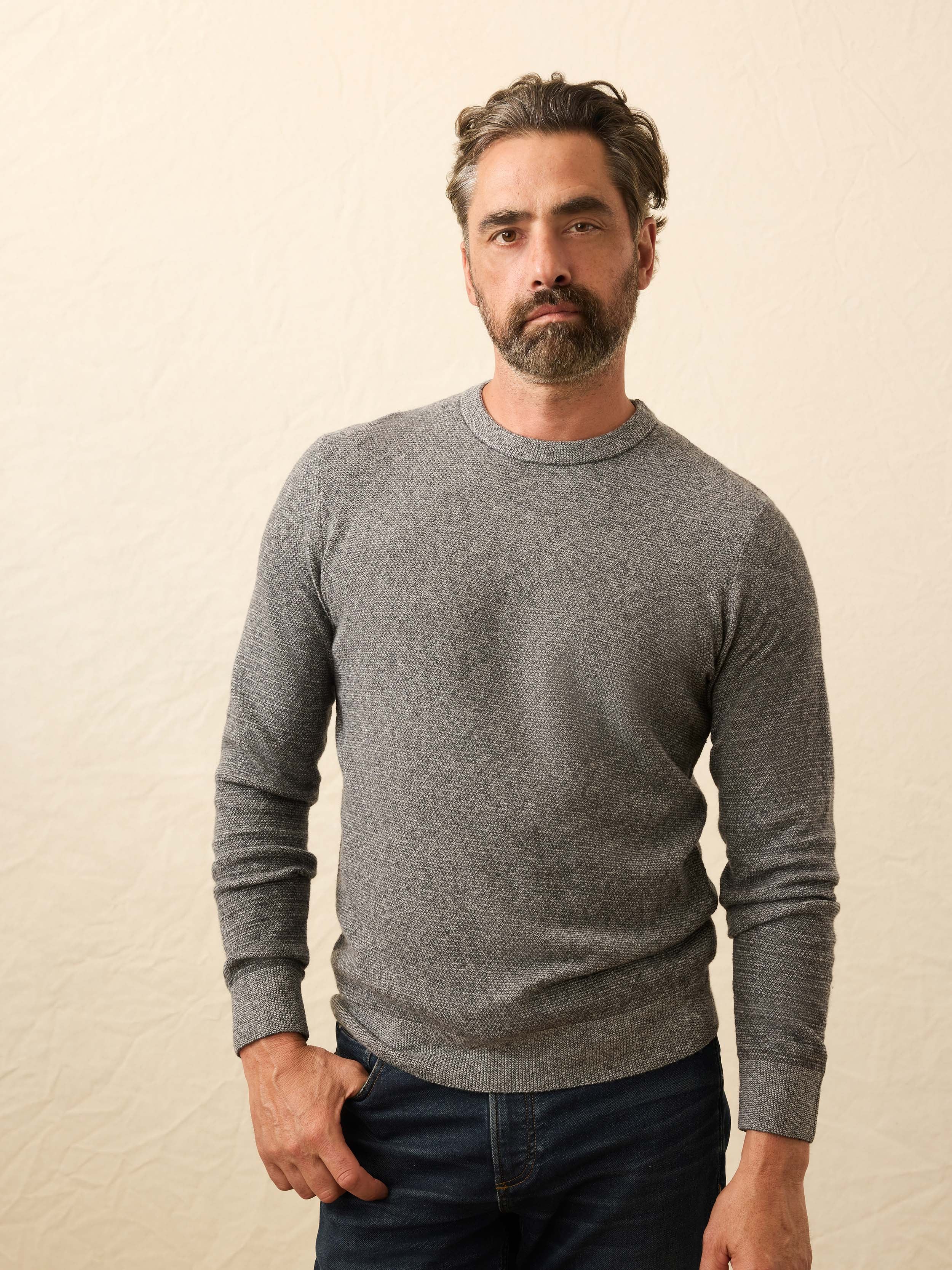 Jackson Crew Sweater - Dark Ash Feeder