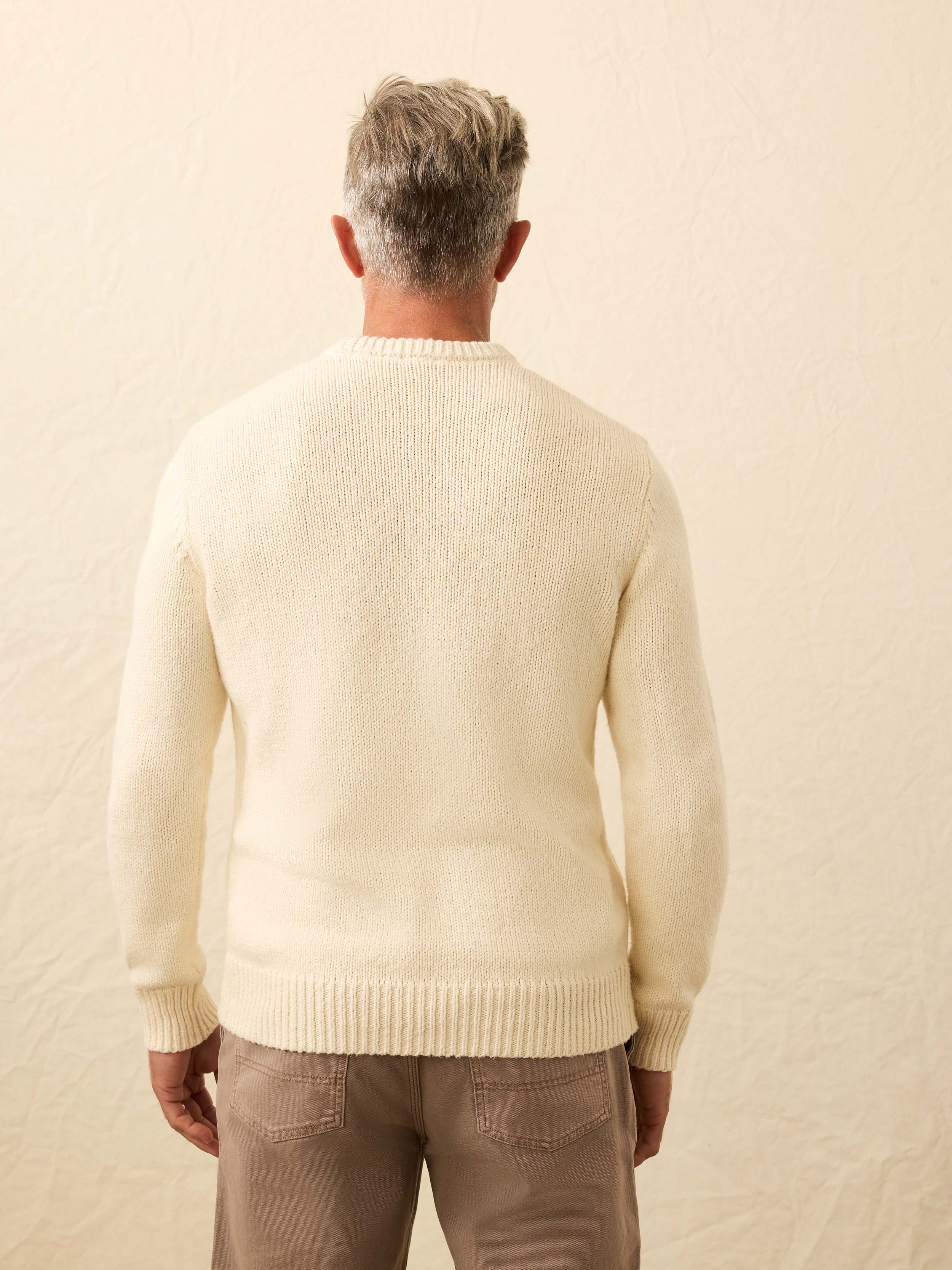 Heirloom Crewneck Sweater - Bone