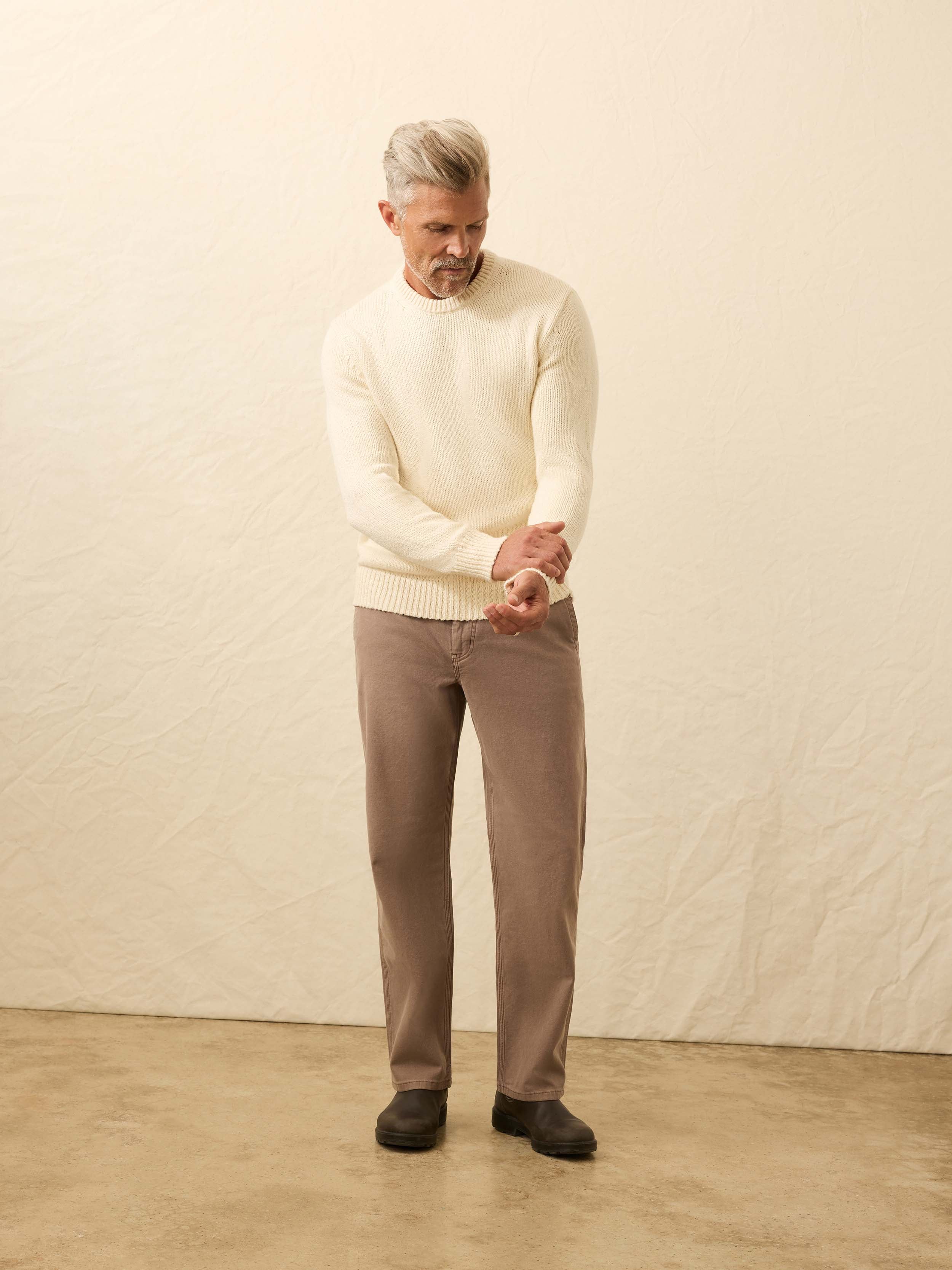 Heirloom Crewneck Sweater - Bone
